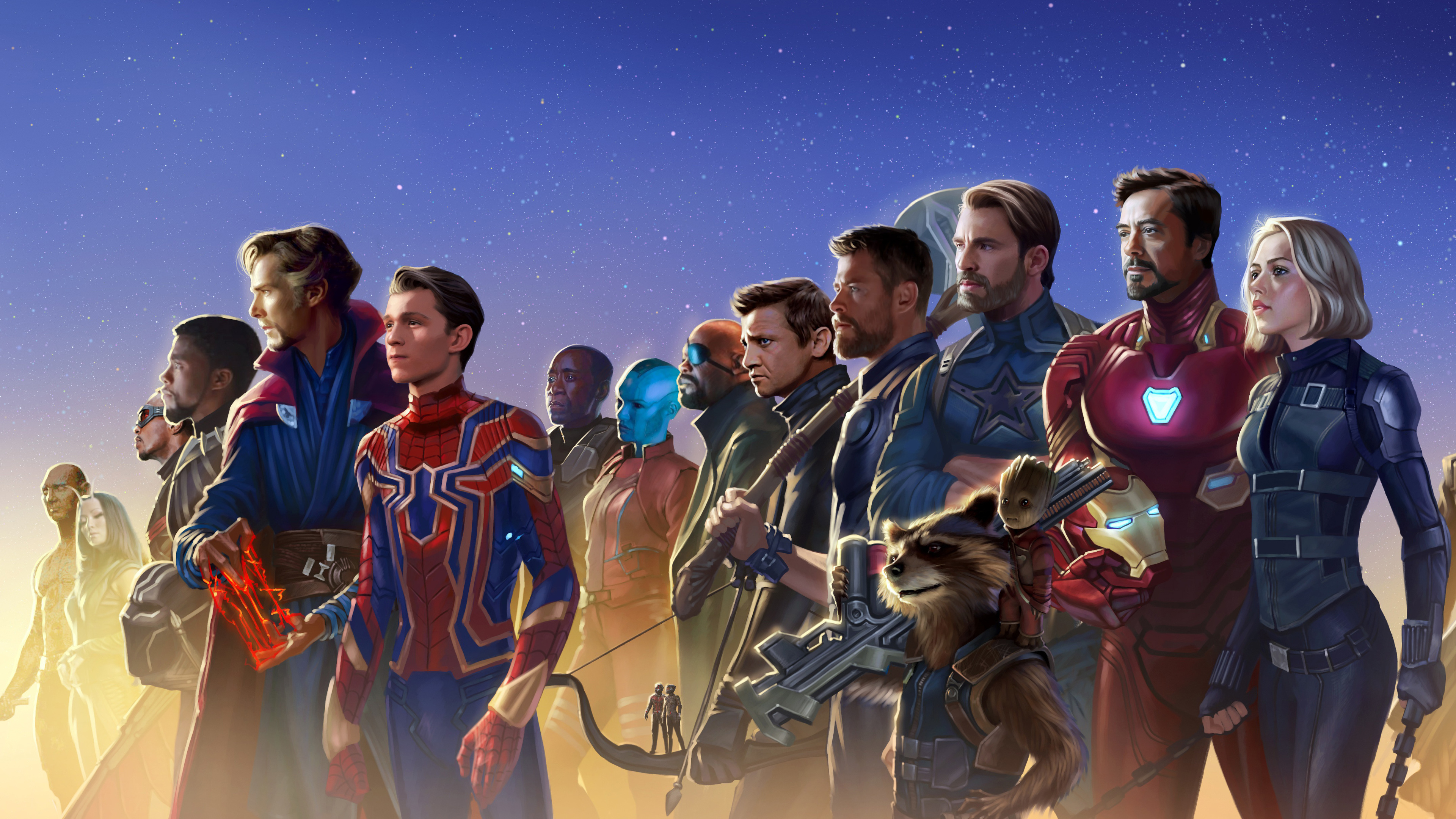 Captain America Avengers Infinity War Artwork Wallpapers