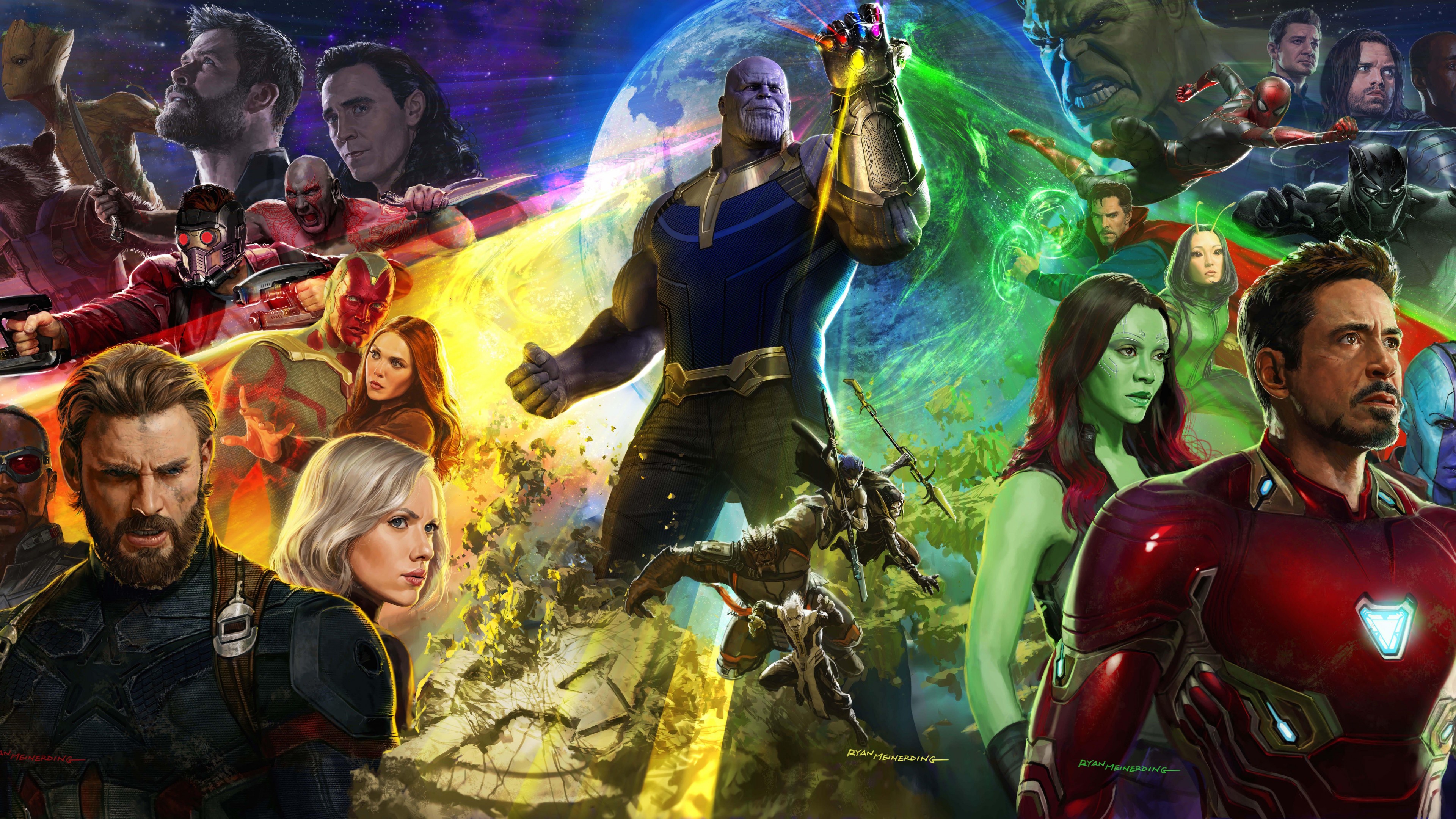 Captain America Avengers Infinity War Artwork Wallpapers