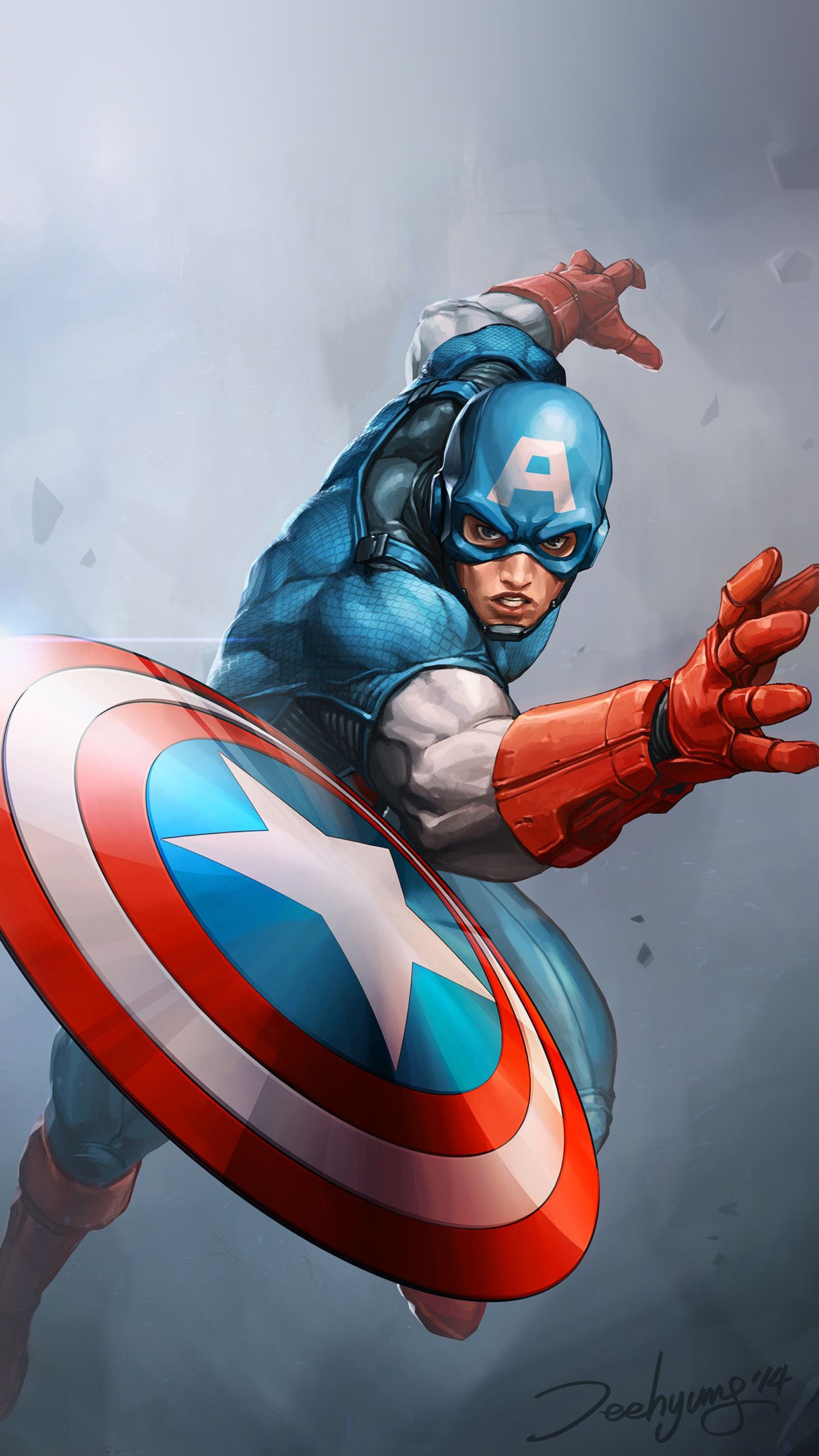 Captain America Cartoon Wallpapers