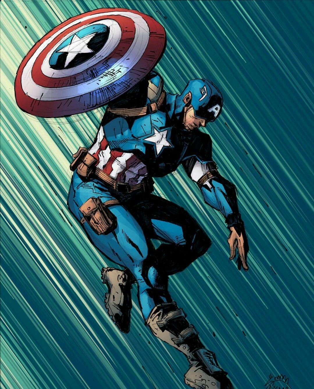 Captain America Cartoon Wallpapers