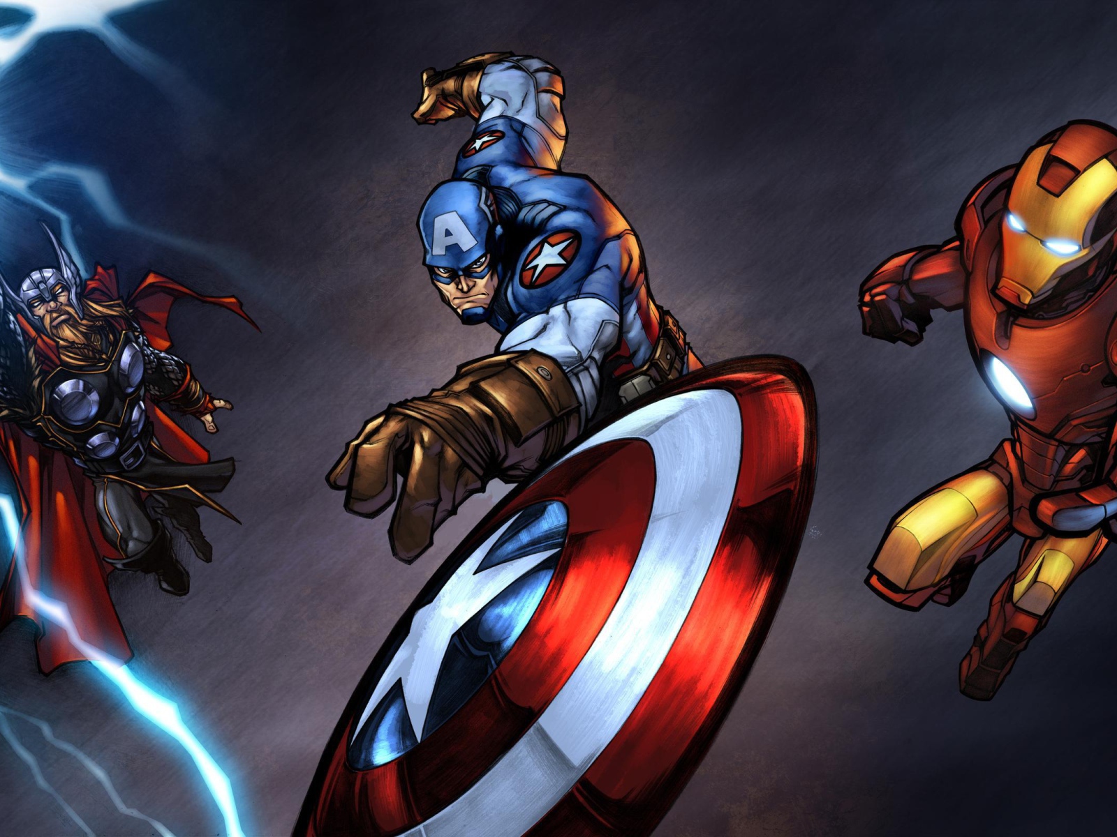 Captain America Cartoon Wallpapers