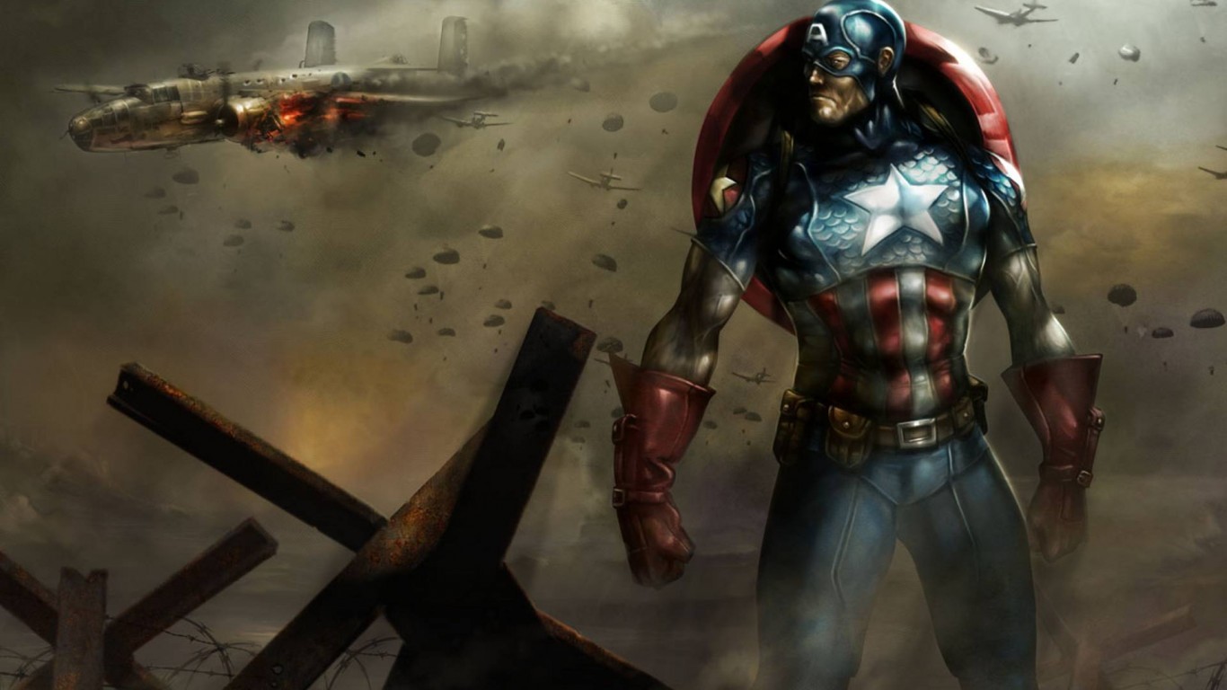 Captain America Comic Book Wallpapers