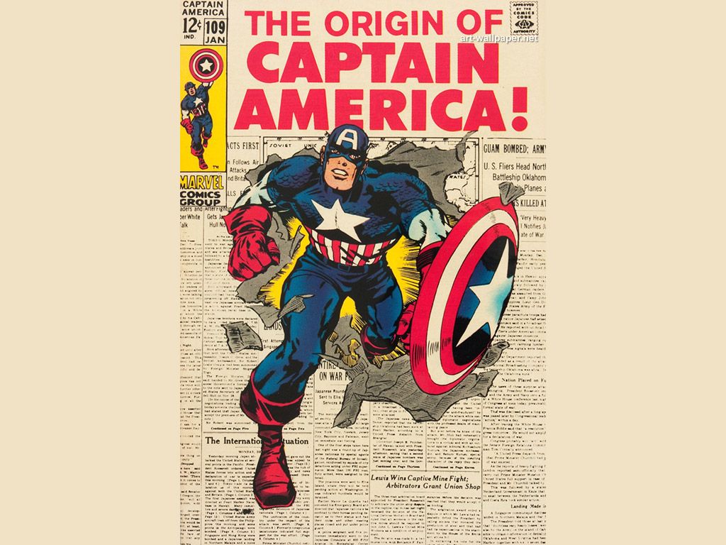 Captain America Comic Book Wallpapers