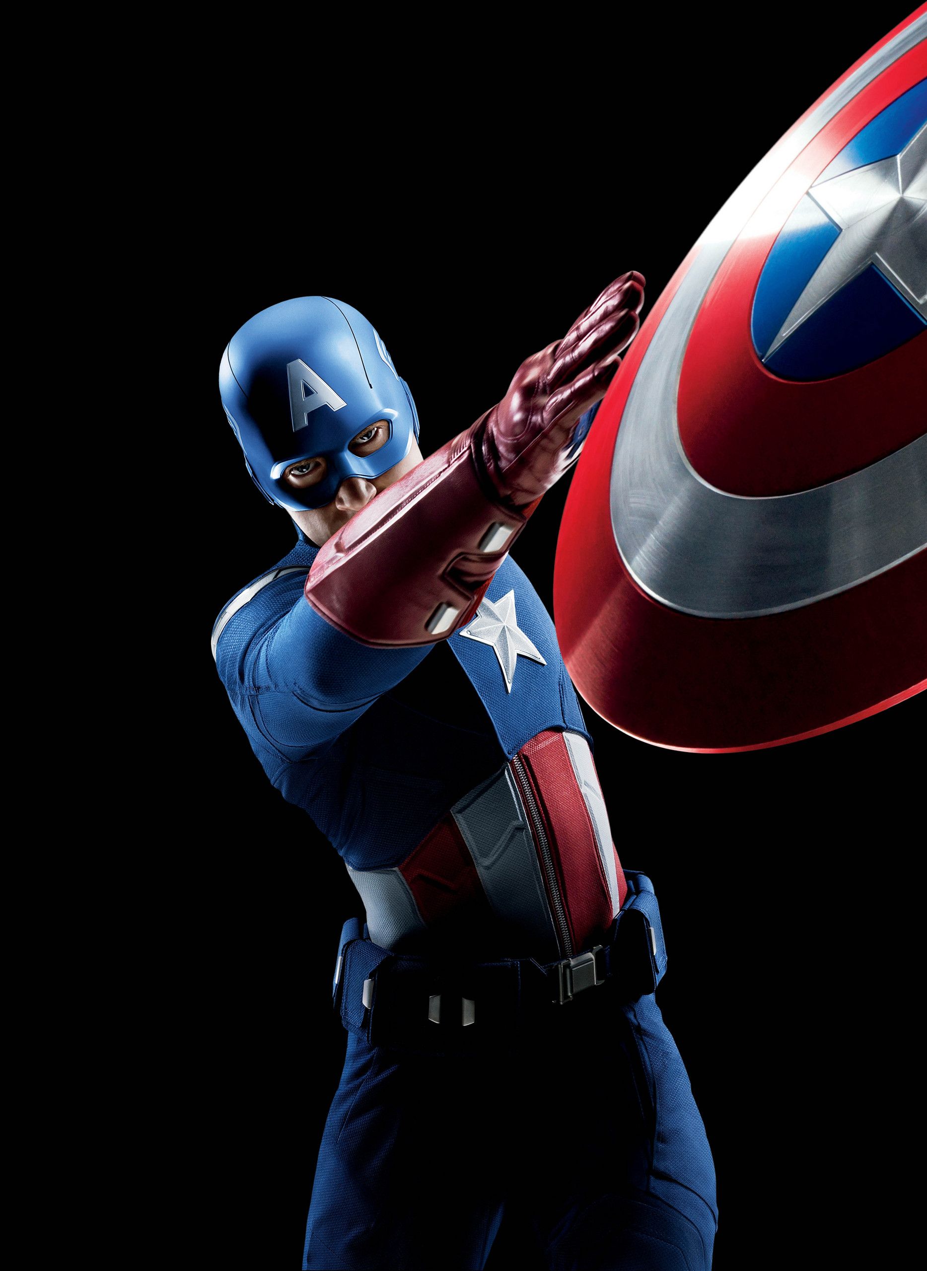 Captain America Cracked Screen Wallpapers