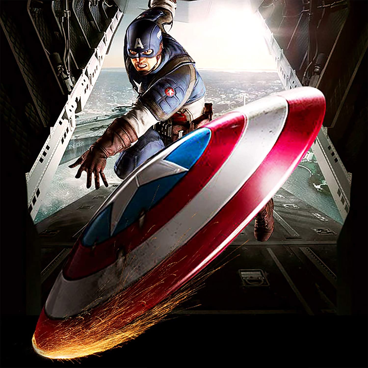 Captain America Cracked Screen Wallpapers