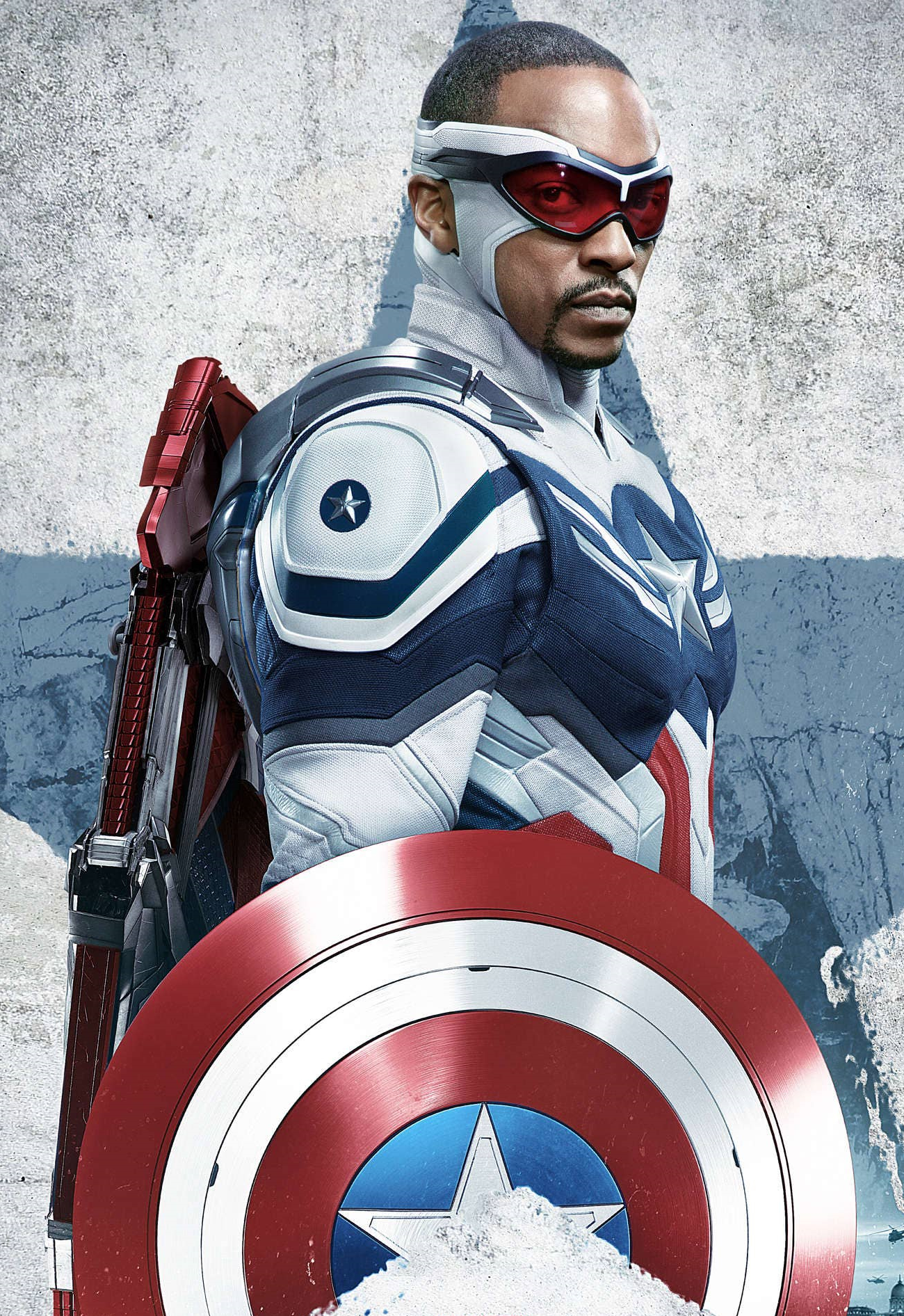 Captain America Cracked Screen Wallpapers