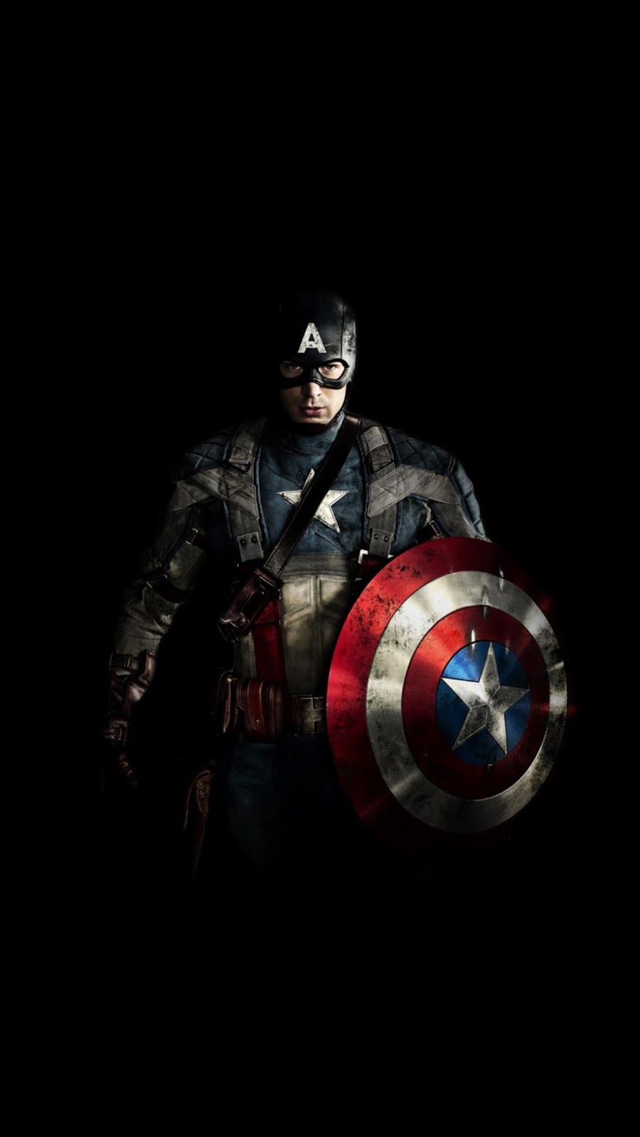 Captain America Cracked Screen Wallpapers