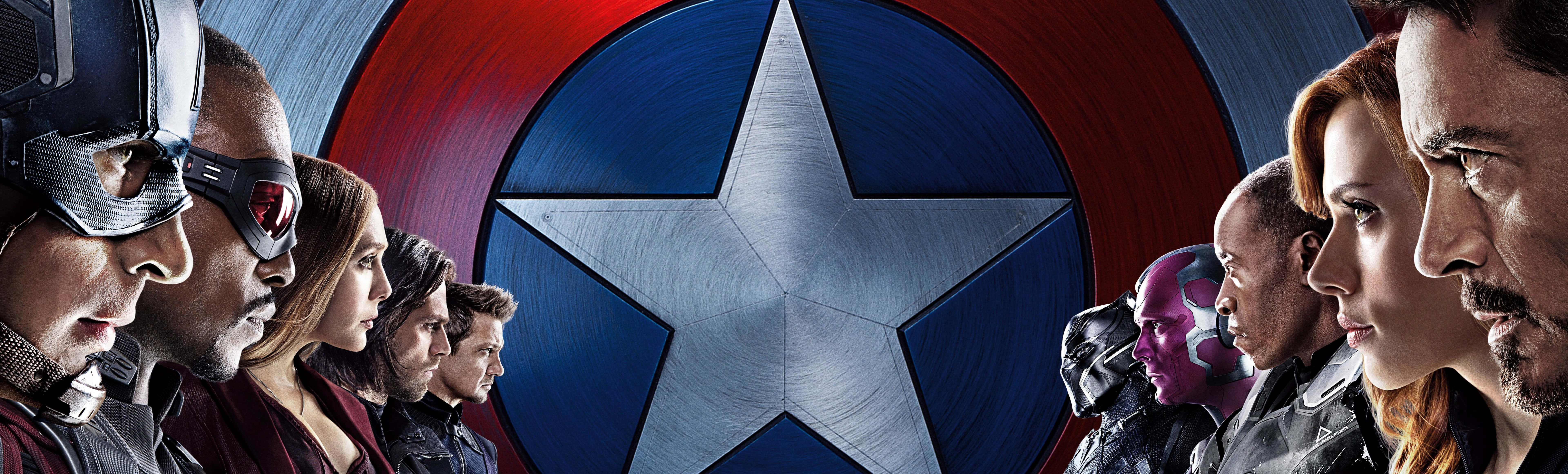 Captain America Dual Screen Wallpapers