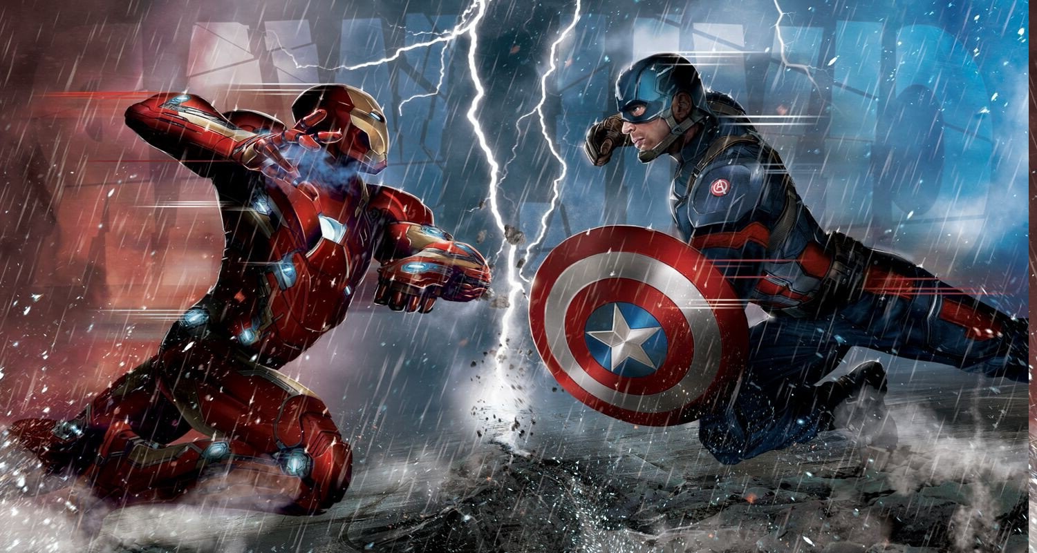 Captain America Dual Screen Wallpapers