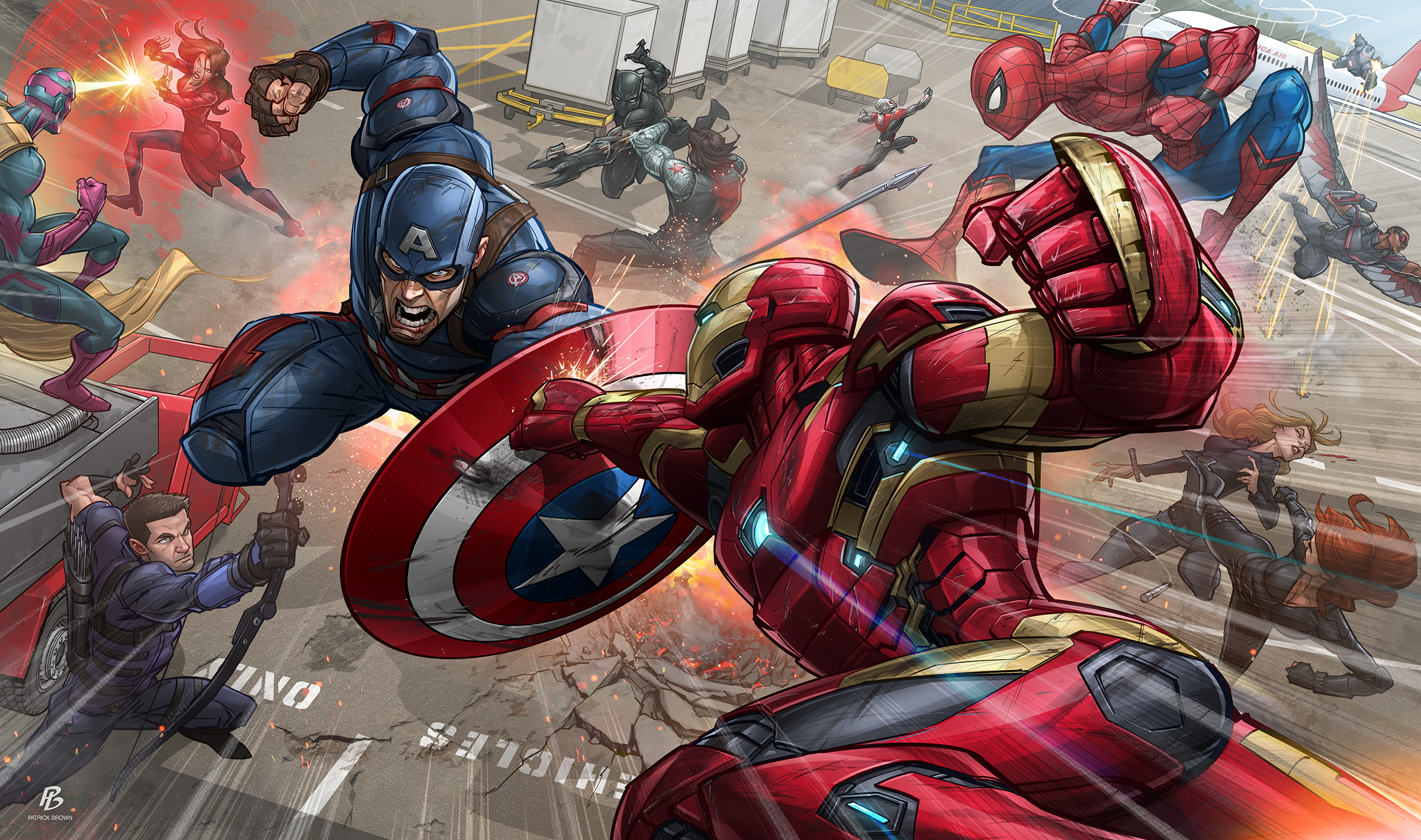 Captain America Falcon Wallpapers