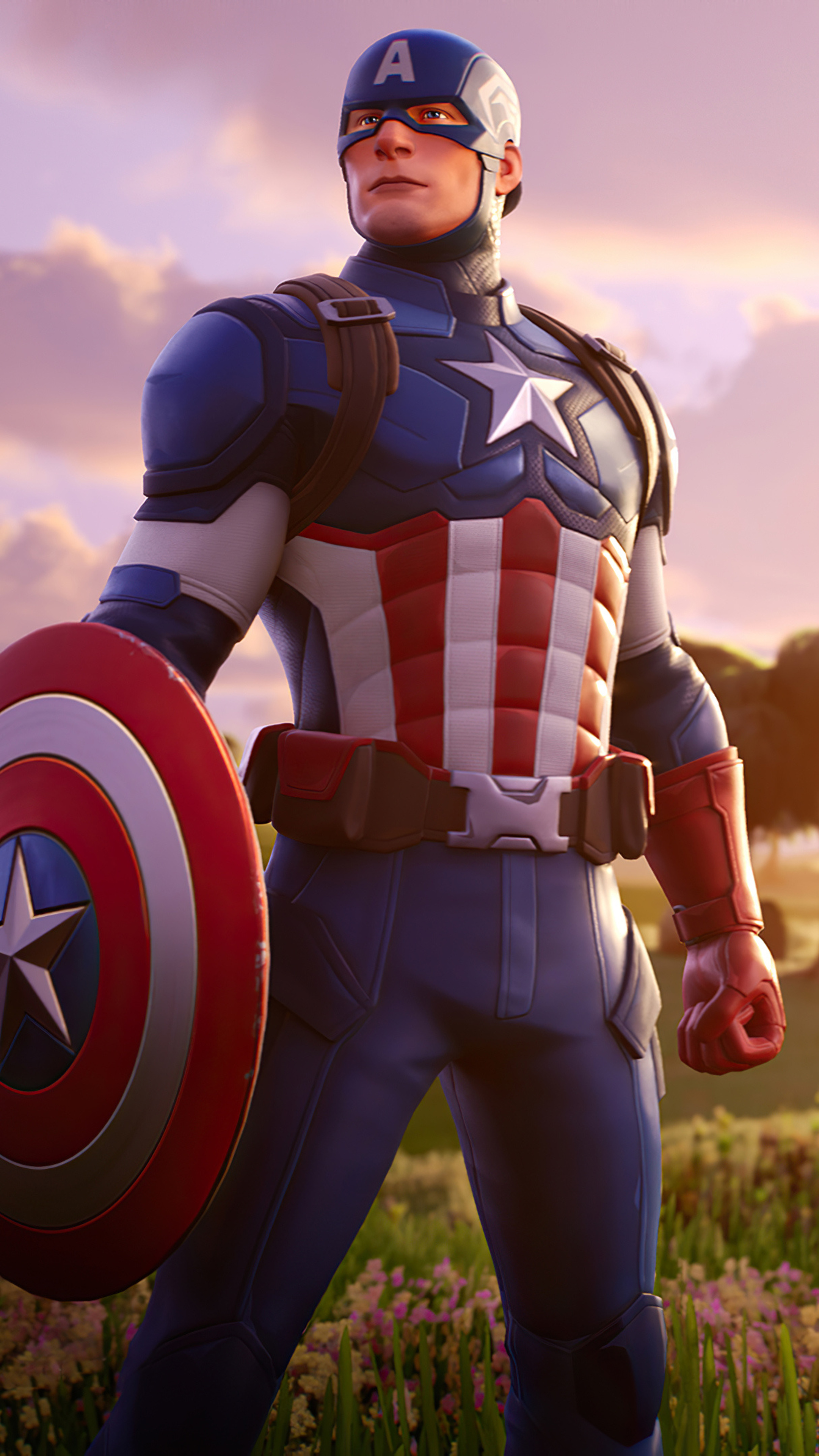 Captain America Fortnite Wallpapers