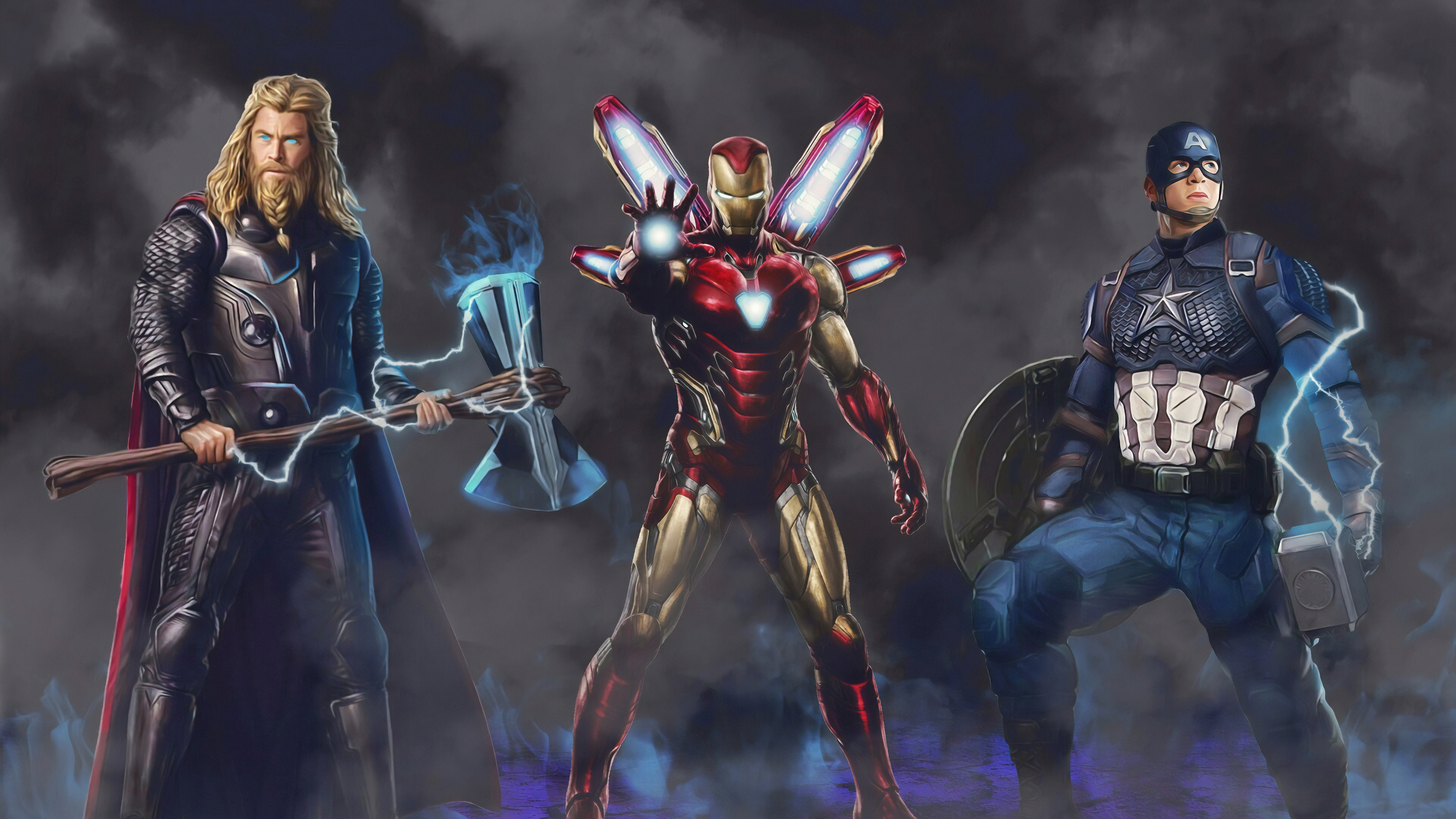 Captain America Iron Man Thor Avengers Wallpapers