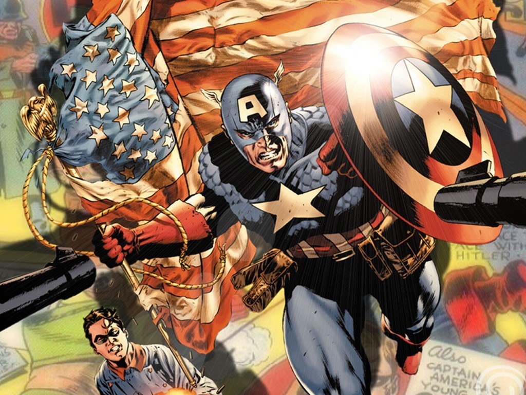 Captain America Marvel Comic Art Wallpapers