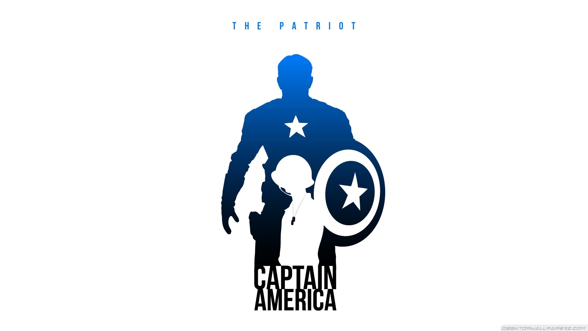 Captain America Marvel Comics Minimalism Wallpapers