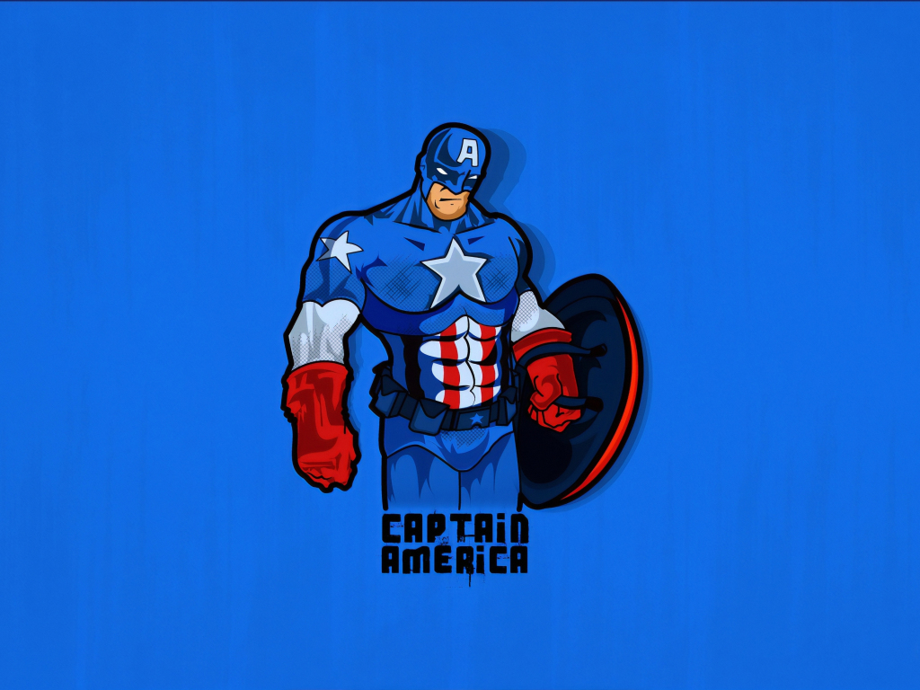 Captain America Mask Minimal Wallpapers