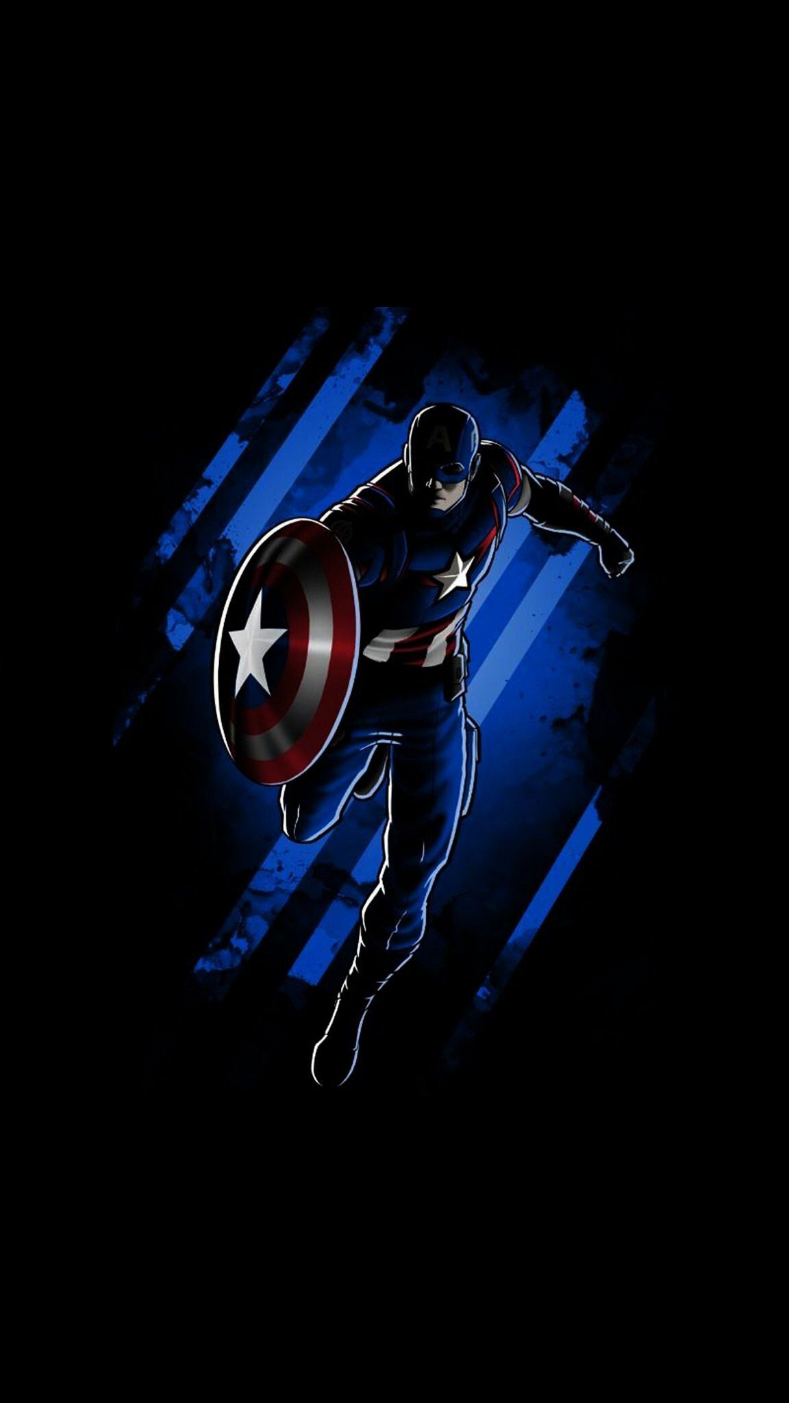 Captain America Minimal Marvel Wallpapers