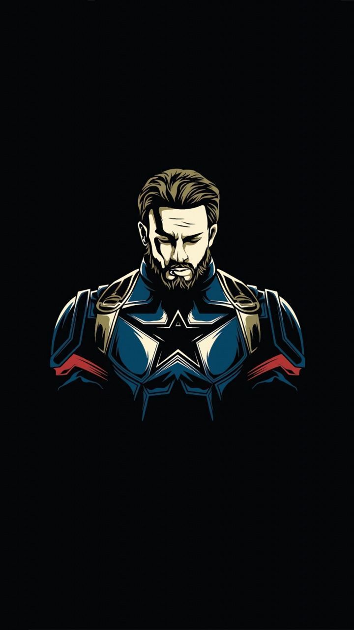 Captain America Minimal Marvel Wallpapers