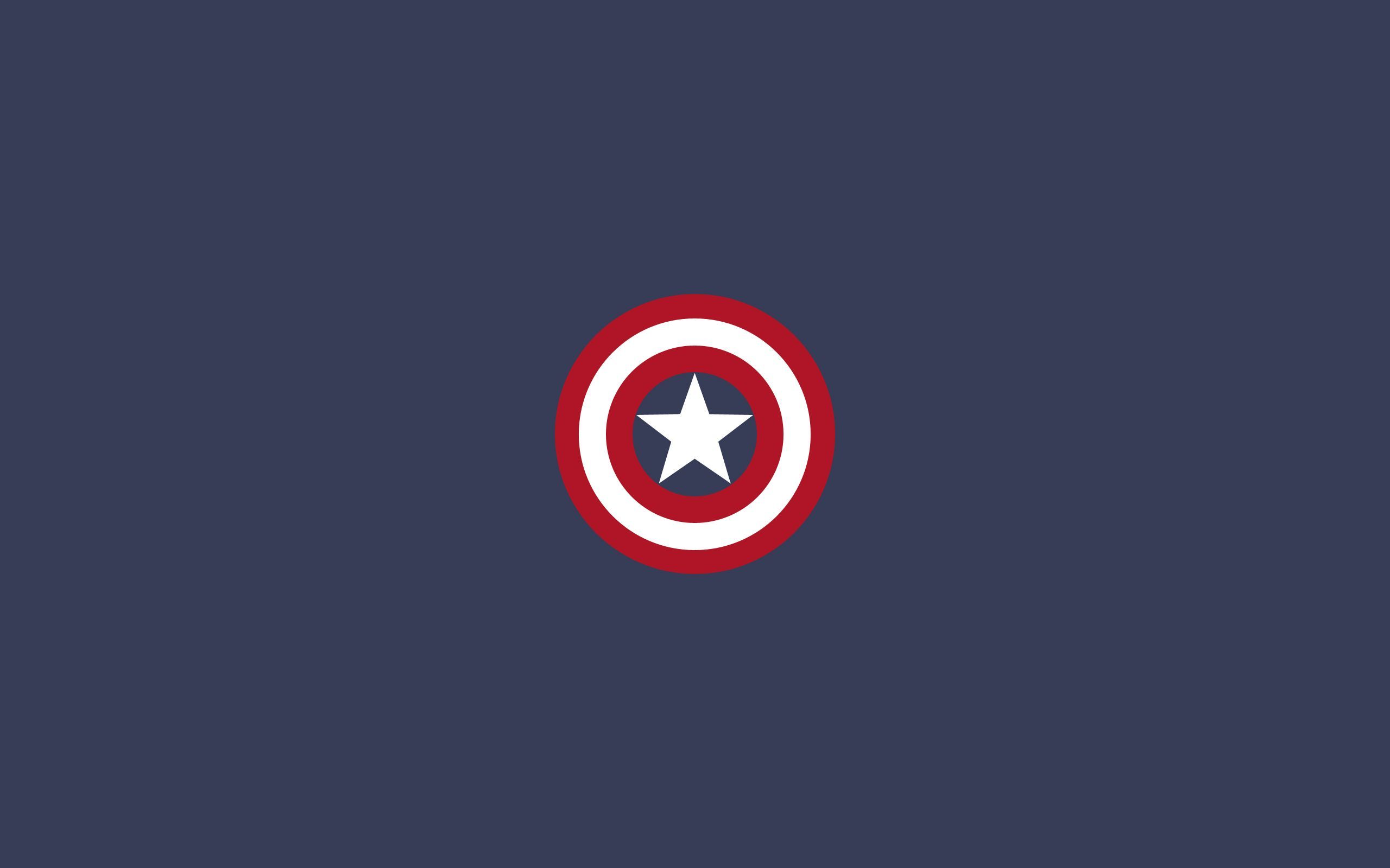 Captain America Minimal Marvel Wallpapers