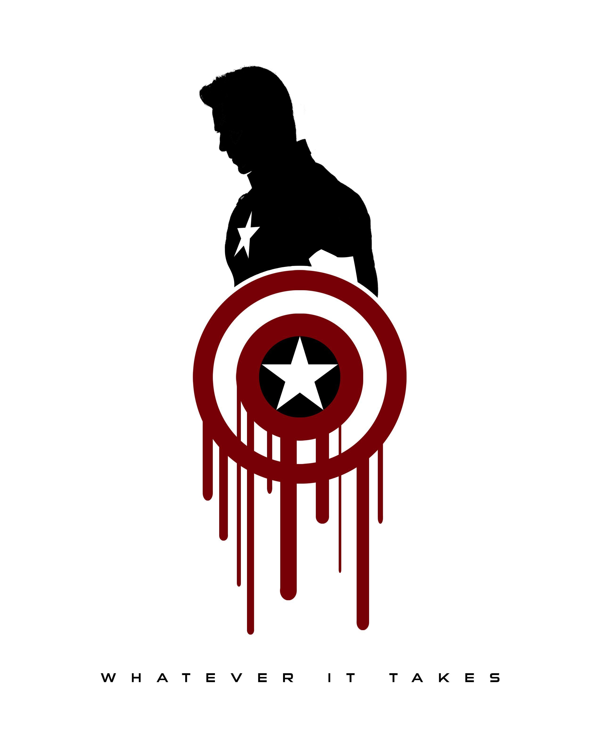 Captain America Minimal Marvel Wallpapers