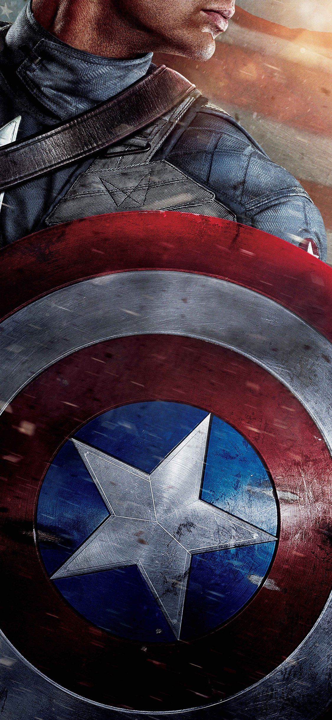 Captain America Shield 4K Iphone Wallpapers
