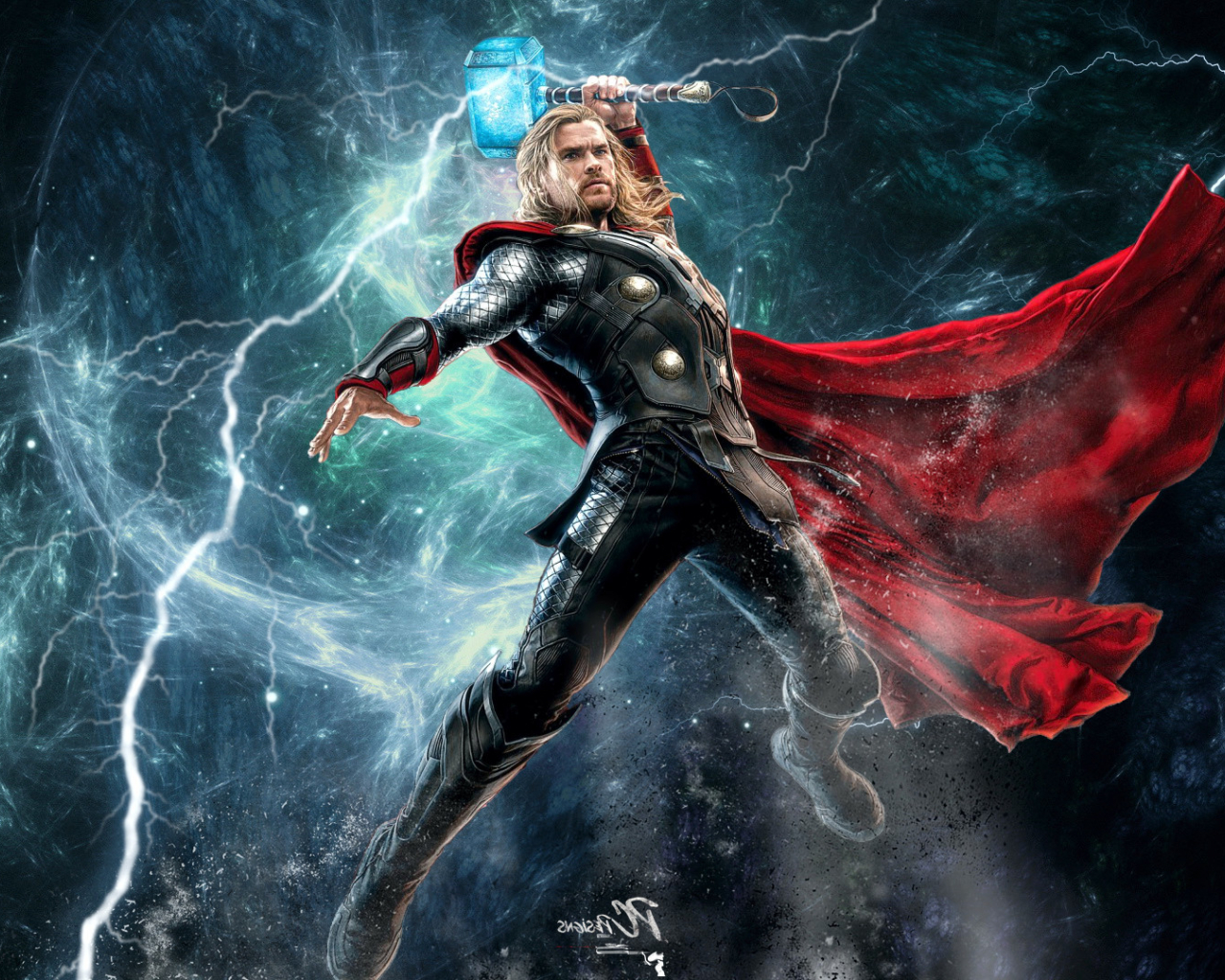 Captain America Thor Hammer Wallpapers