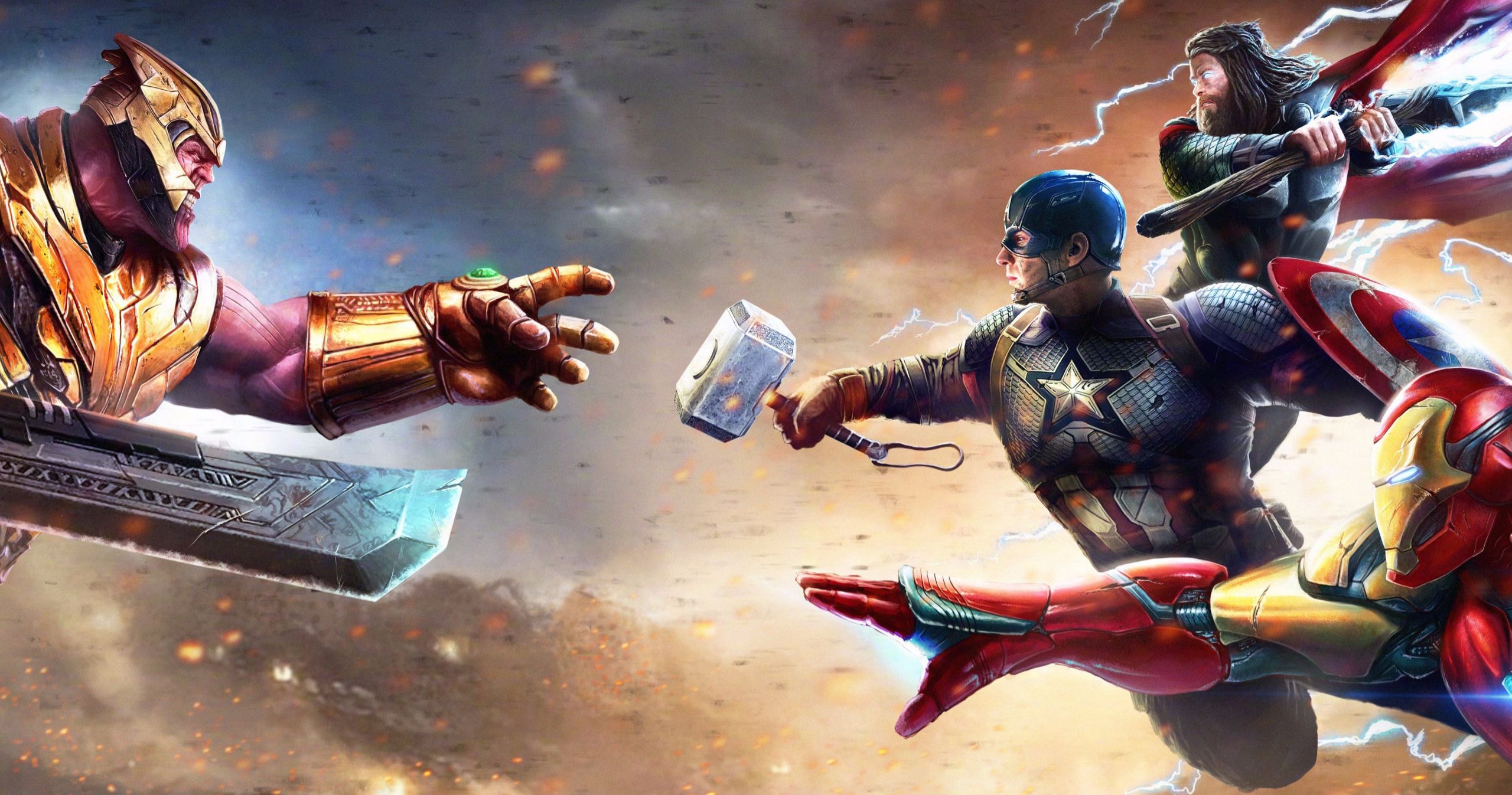 Captain America Vs Captain America Avengers Endgame Art Wallpapers