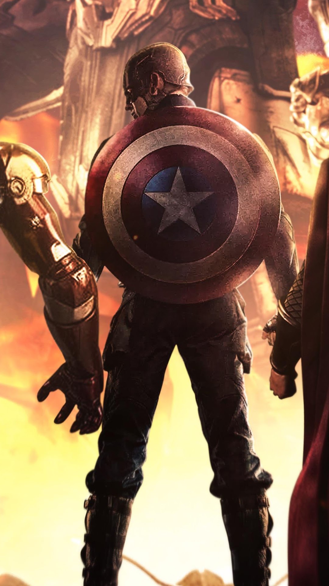 Captain America Vs Iron Man Iphone Hd Wallpapers