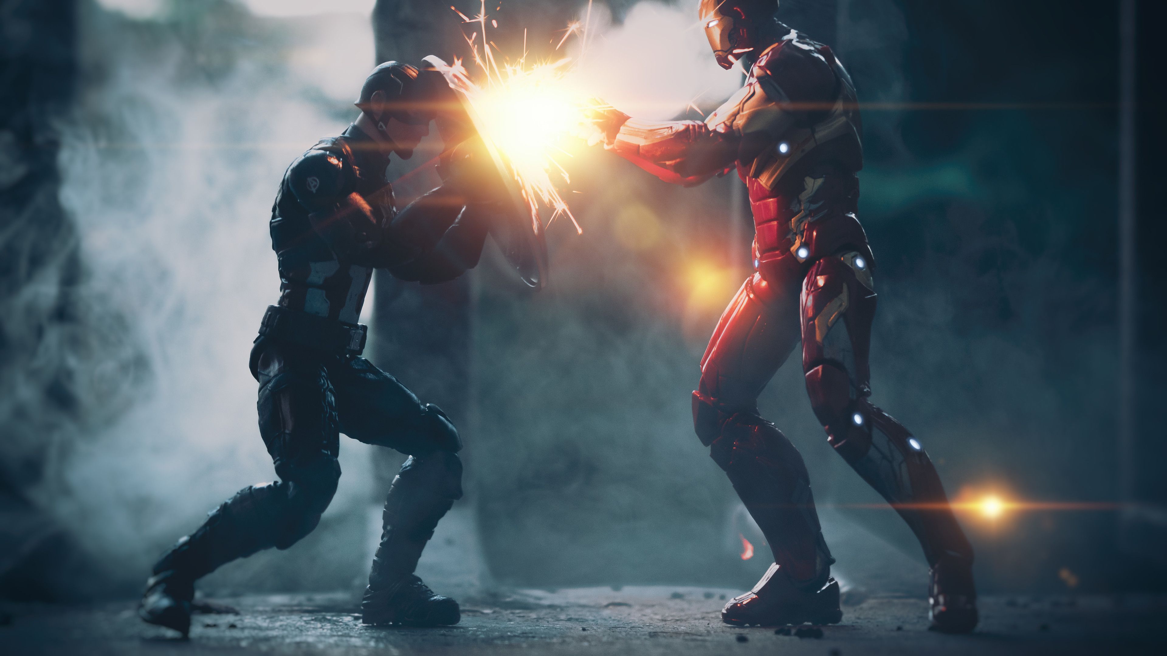 Captain America Vs Iron Man Wallpapers