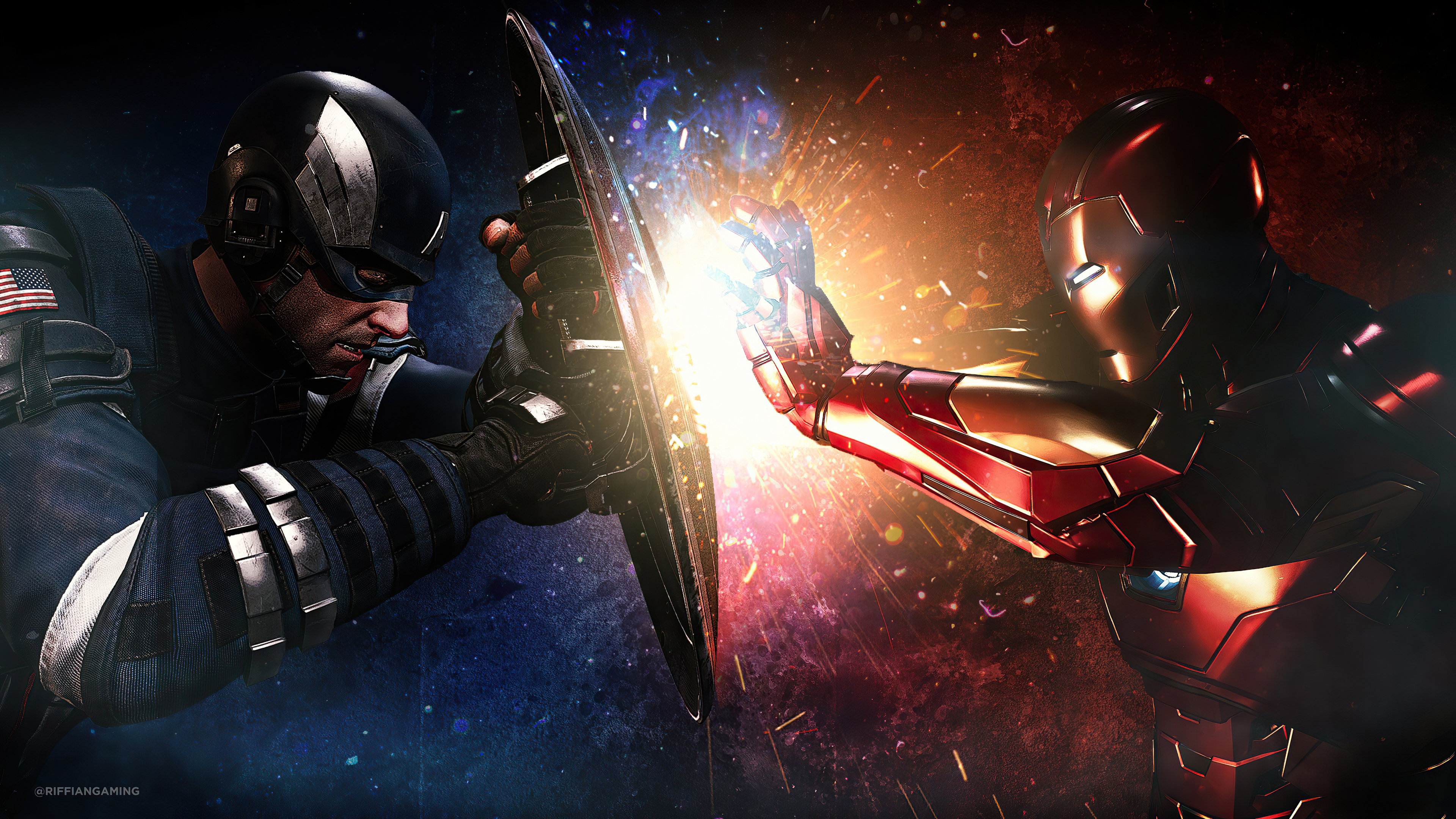 Captain America Vs Iron Man Wallpapers