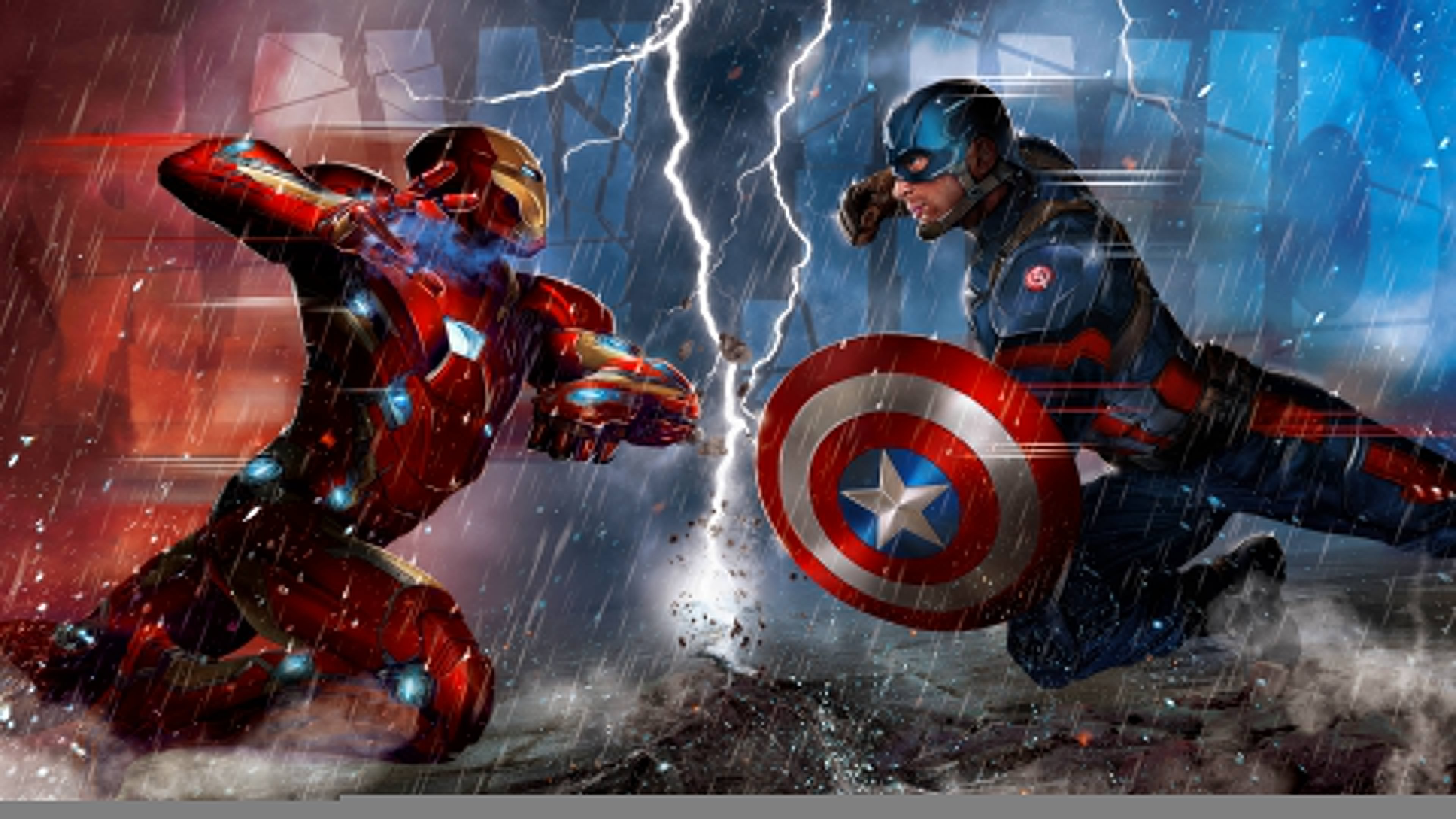 Captain America Vs Iron Man Wallpapers