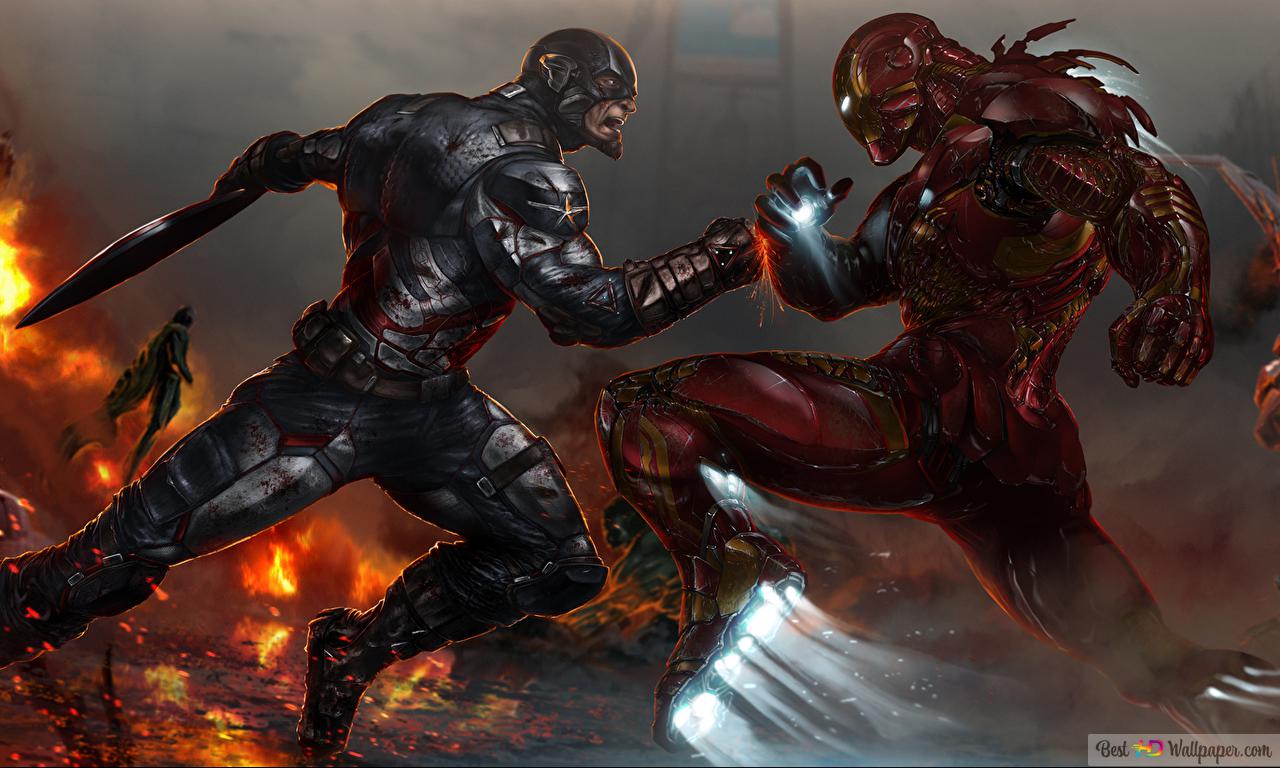 Captain America Vs Iron Man Wallpapers