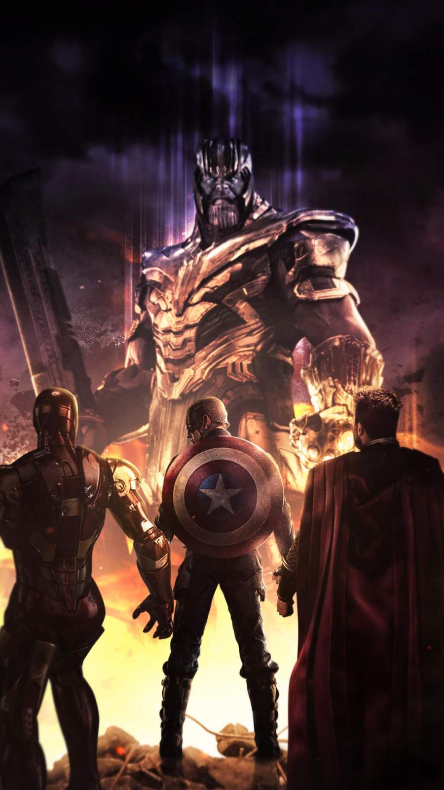 Captain America Vs Thanos Wallpapers