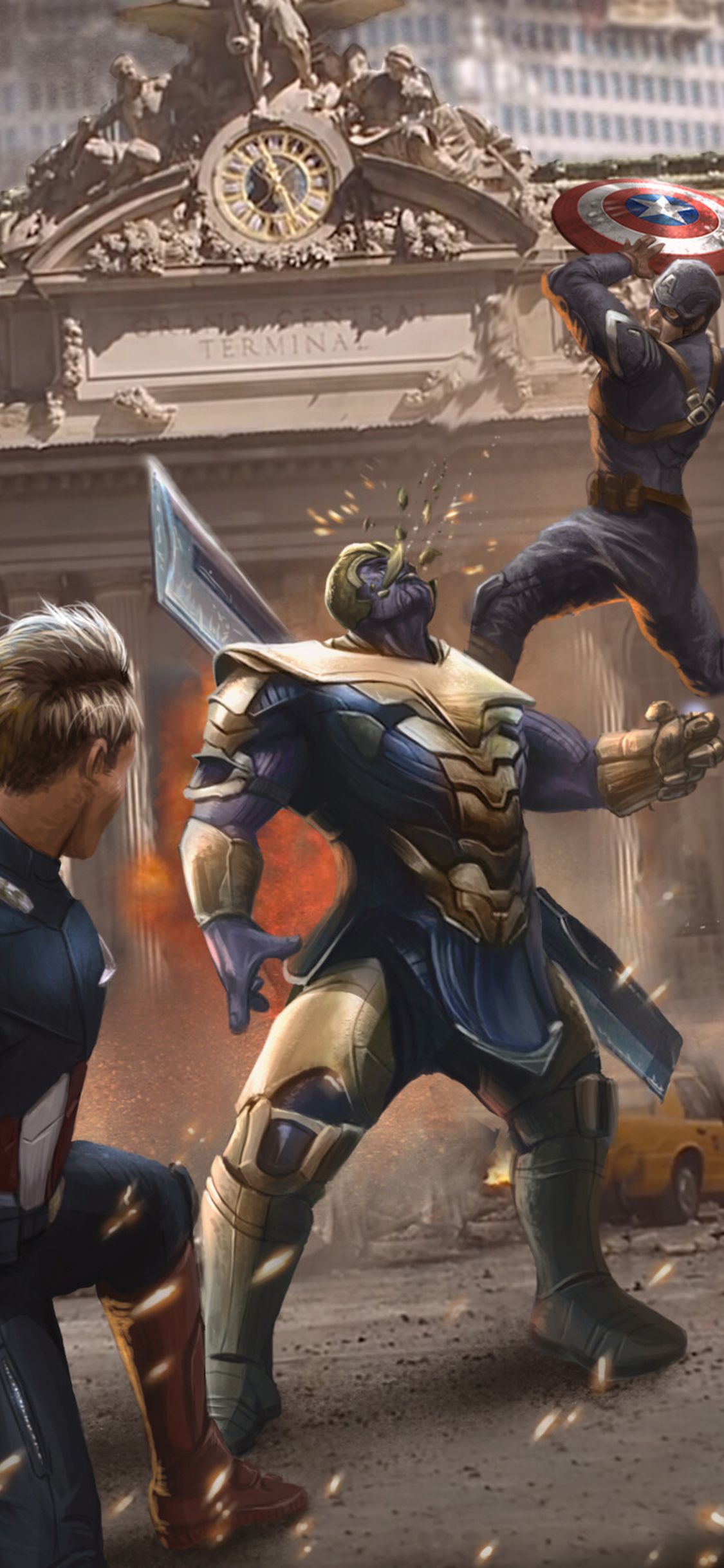 Captain America Vs Thanos Wallpapers