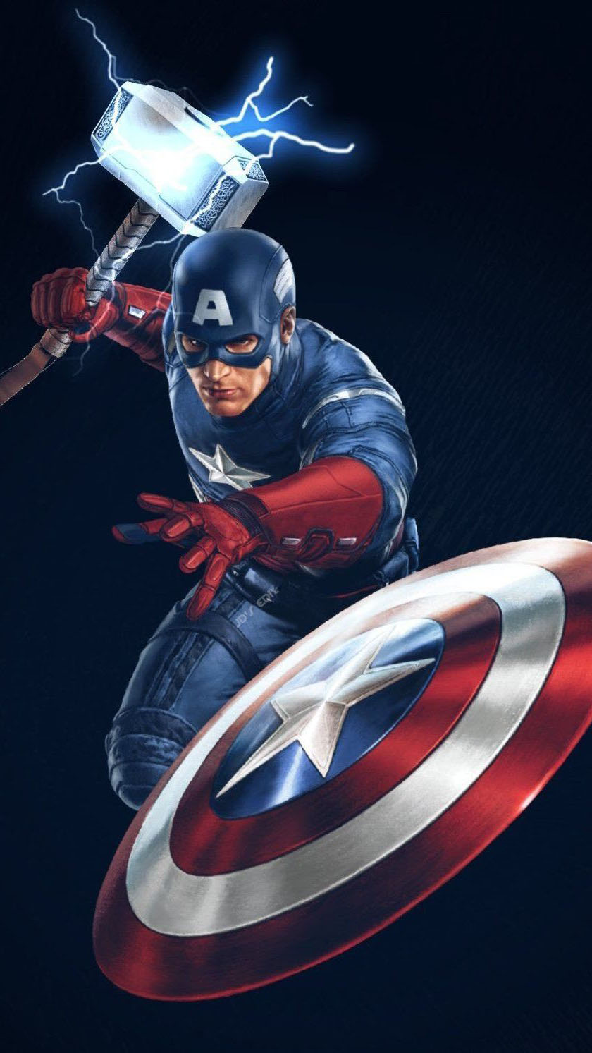 Captain America With Hammer Wallpapers