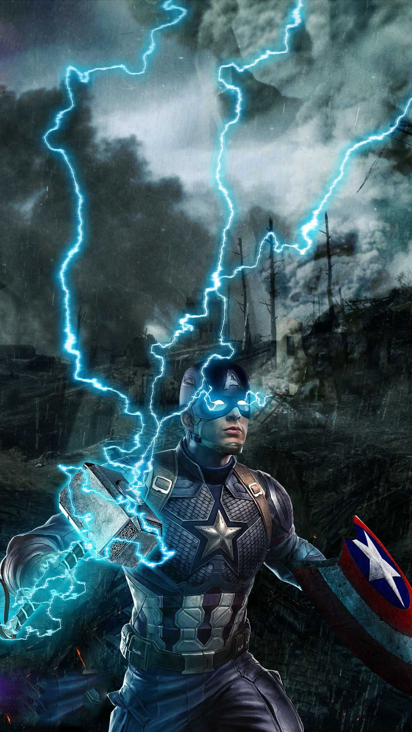 Captain America With Hammer Wallpapers