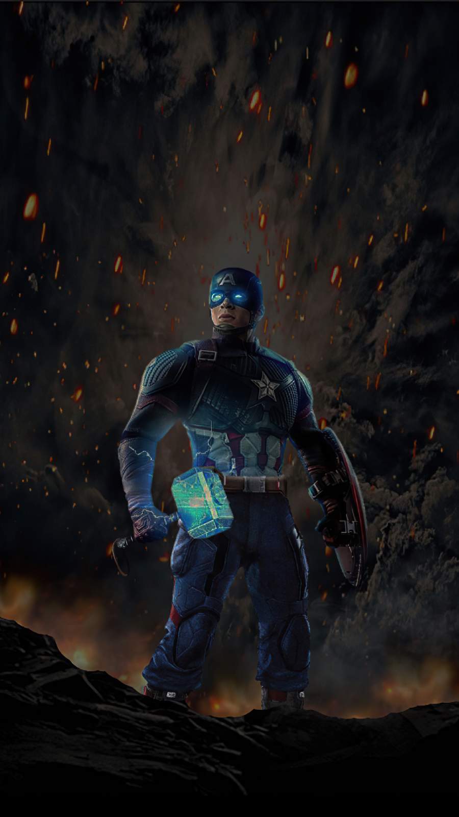 Captain America With Hammer Wallpapers