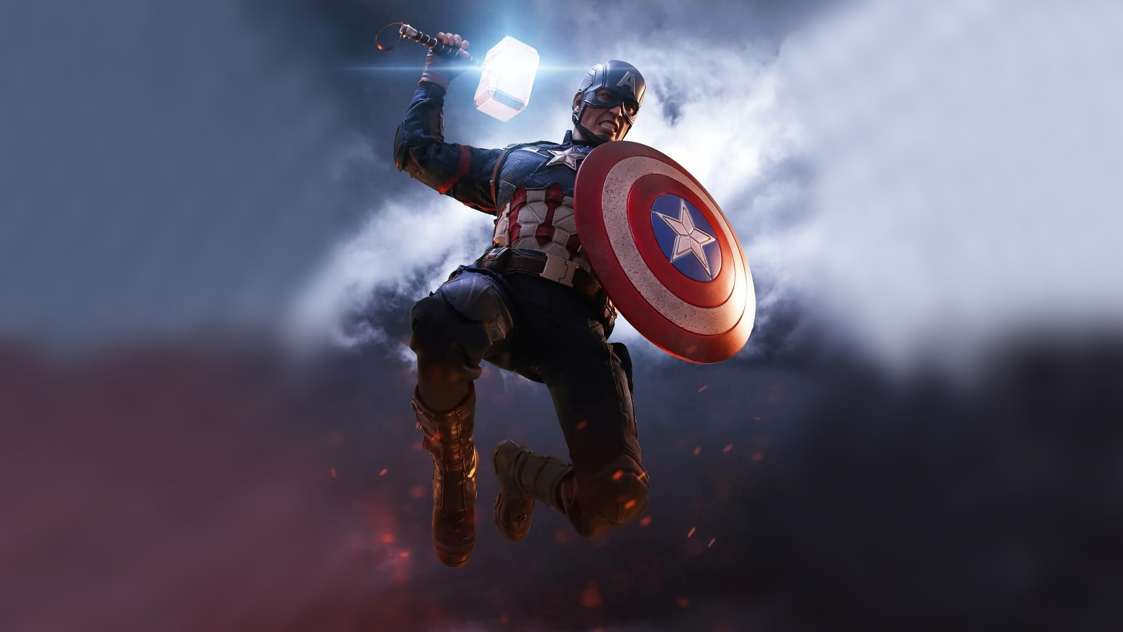 Captain America With Hammer Wallpapers