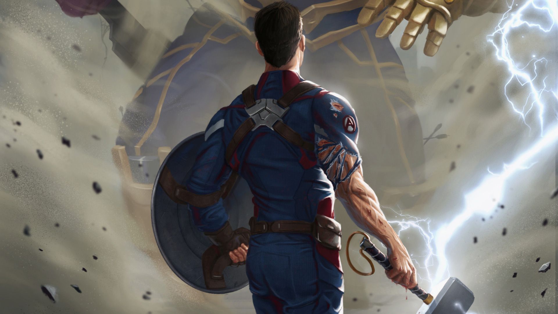 Captain America With Hammer Wallpapers