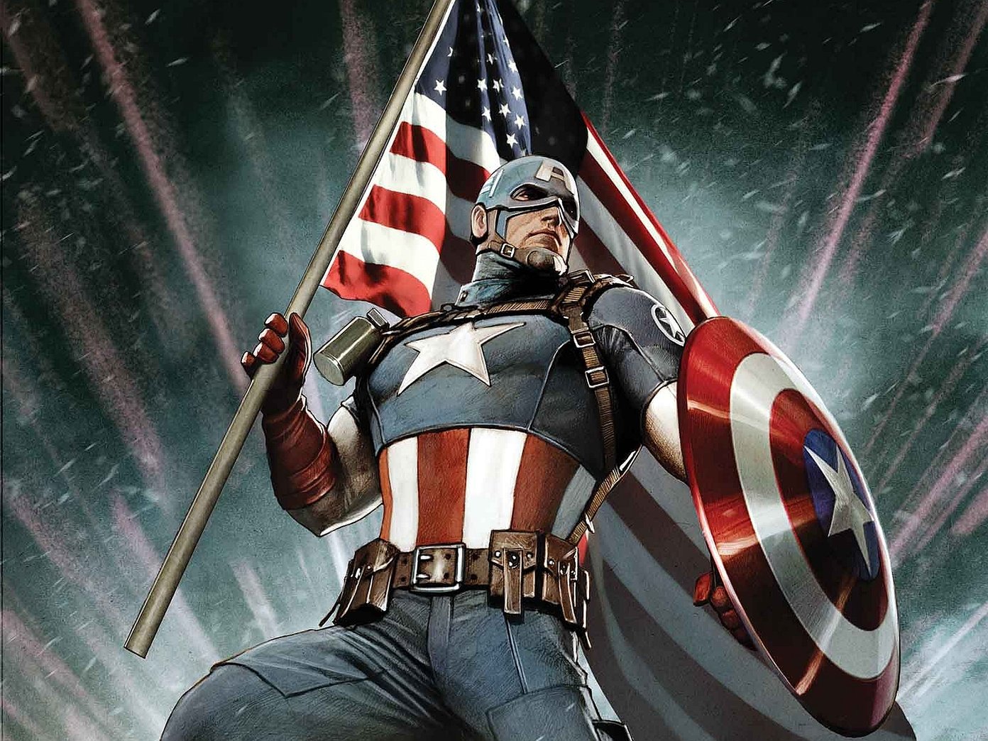 Captain America With Hammer Wallpapers