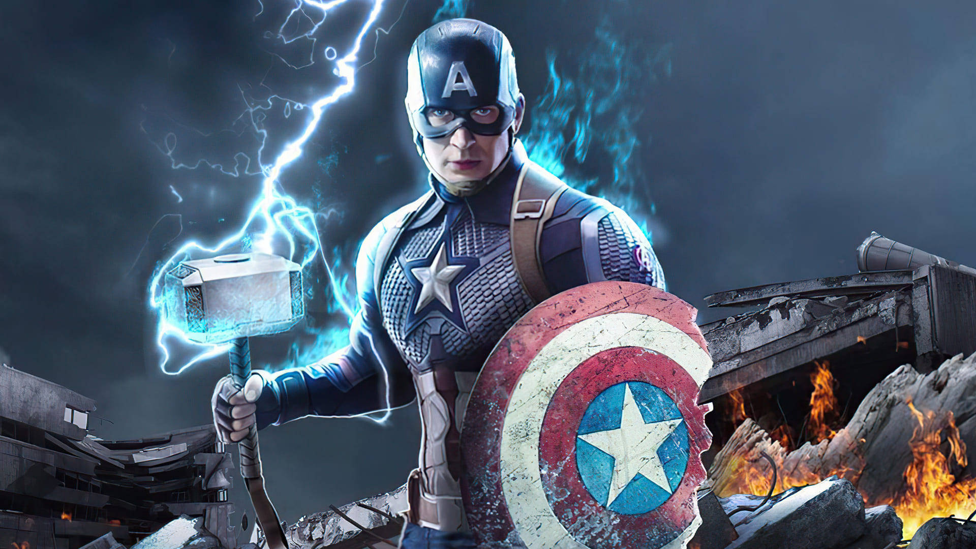 Captain America With Hammer Wallpapers