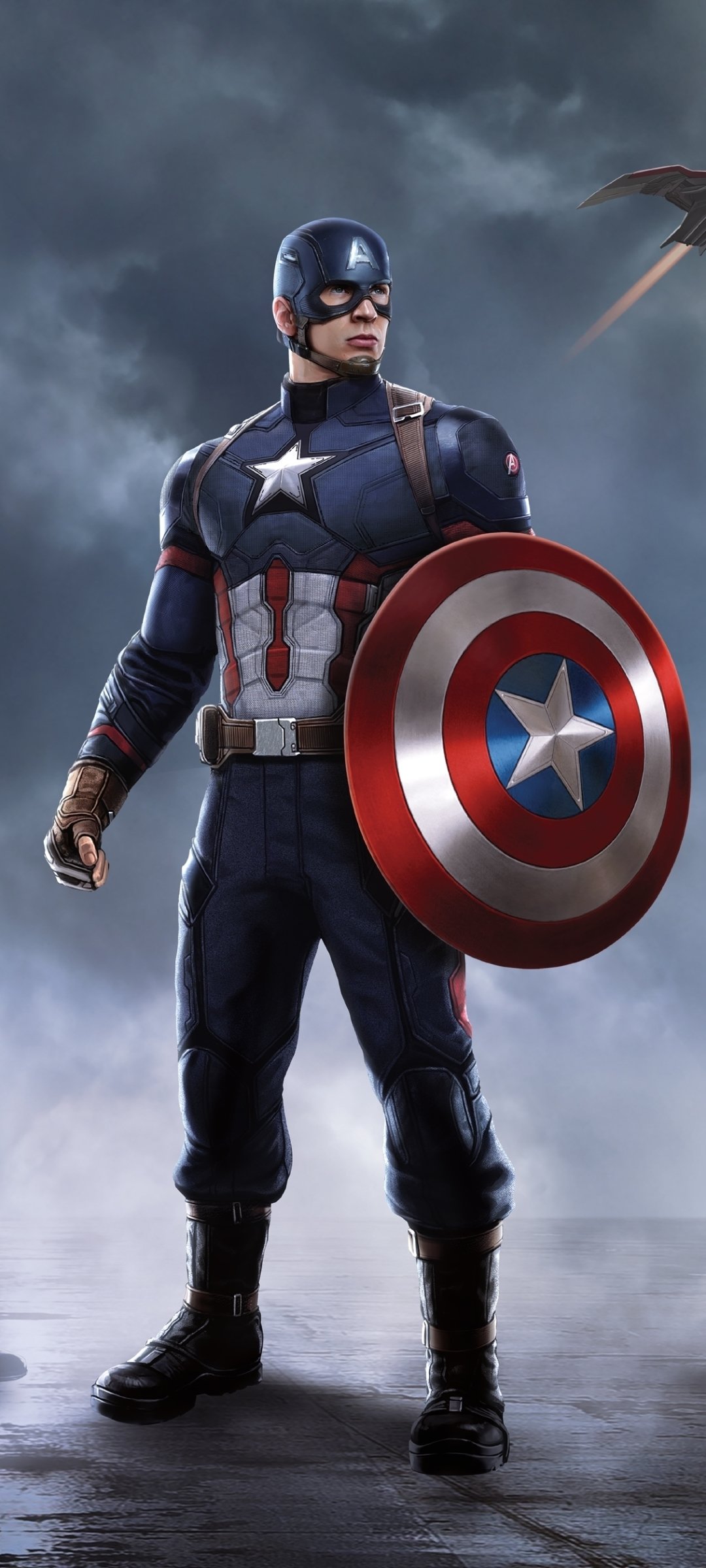 Captain America With Shield &Amp; MjoLnir Wallpapers