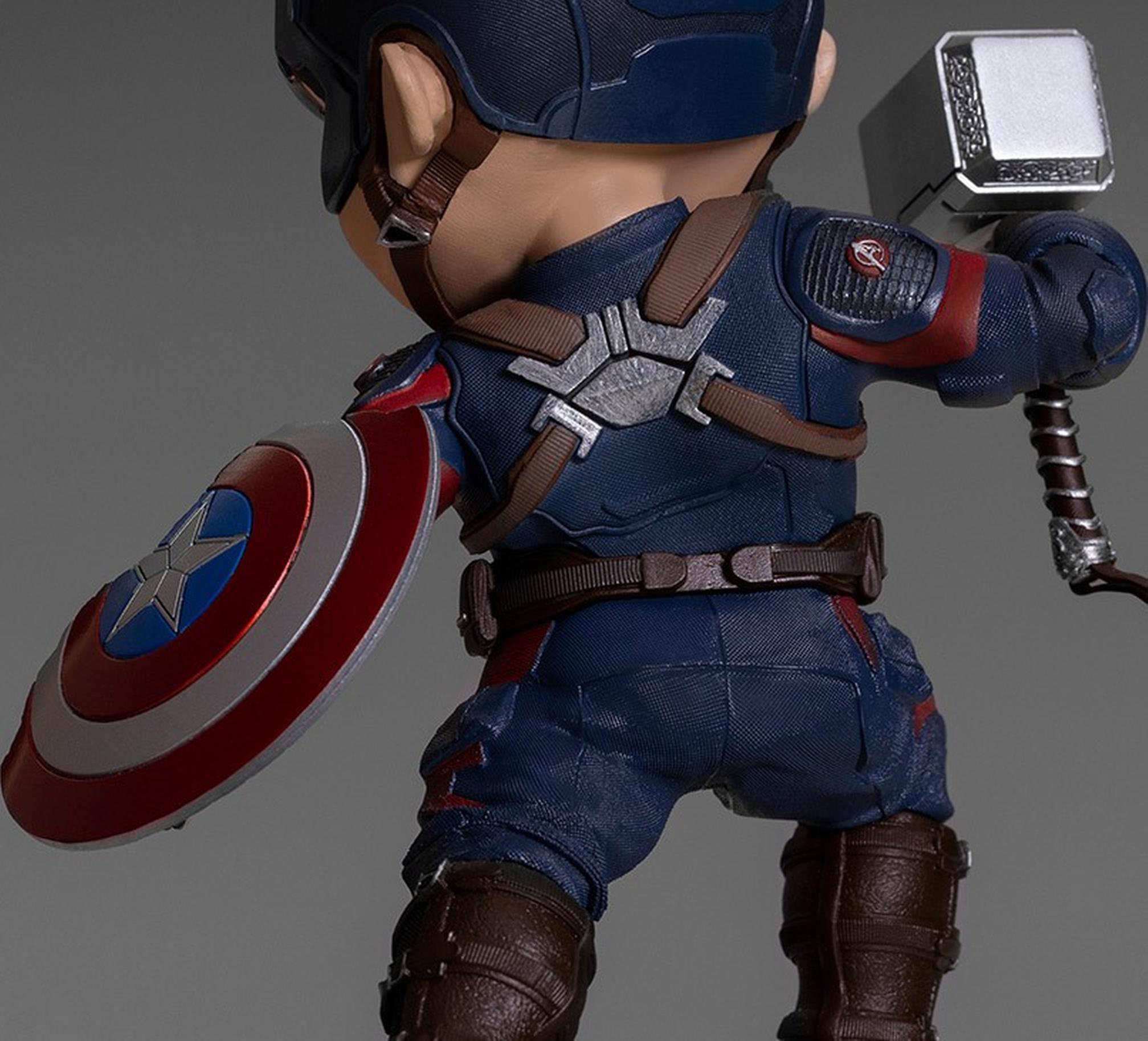 Captain America With Shield &Amp; MjoLnir Wallpapers