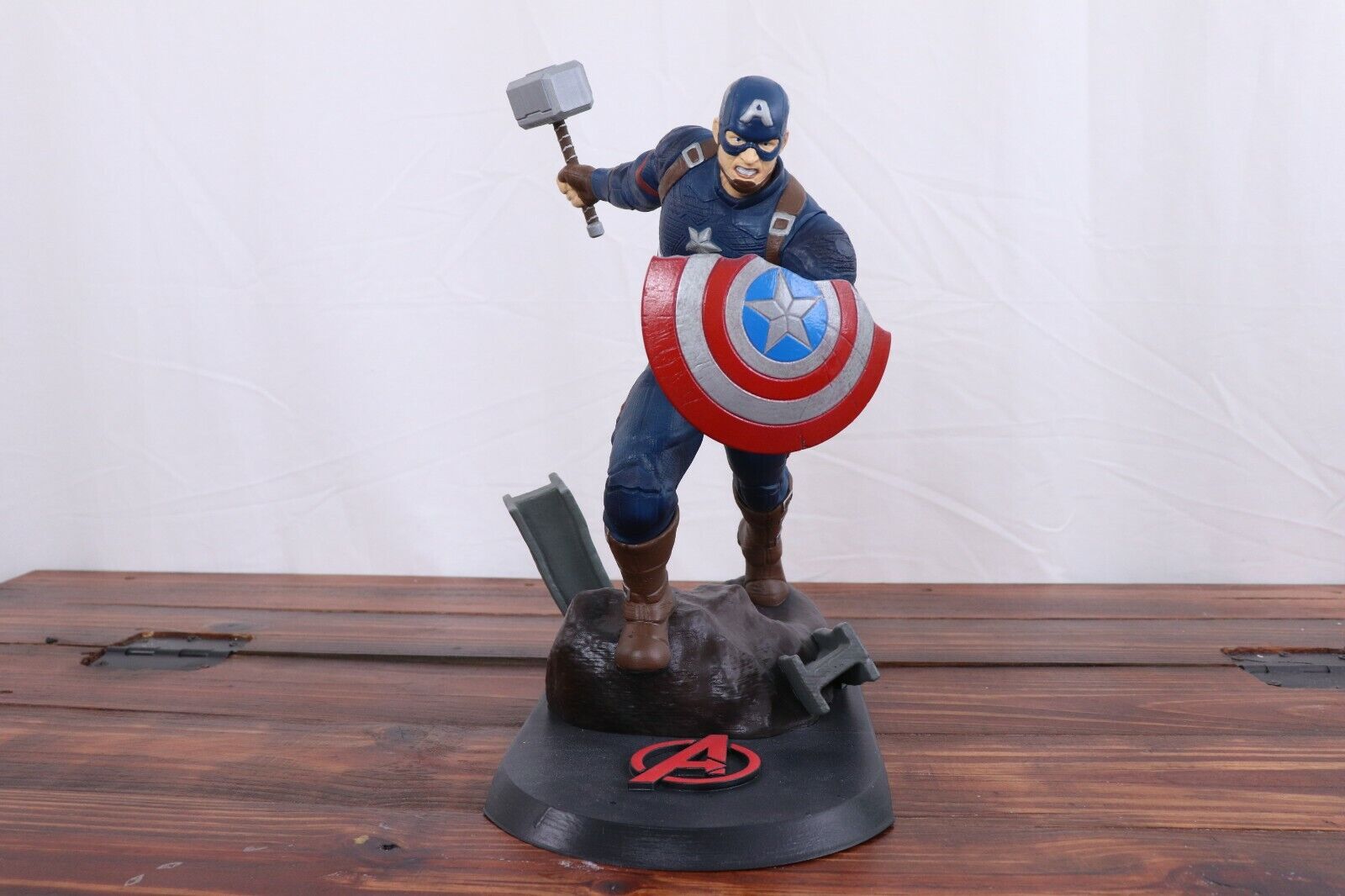 Captain America With Thor Hammer Wallpapers