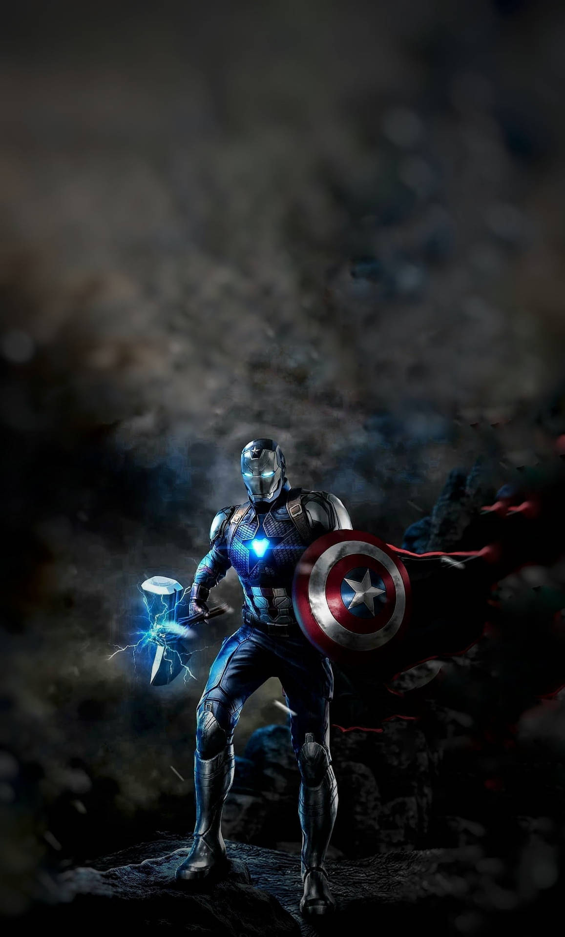 Captain America With Thor Hammer Wallpapers