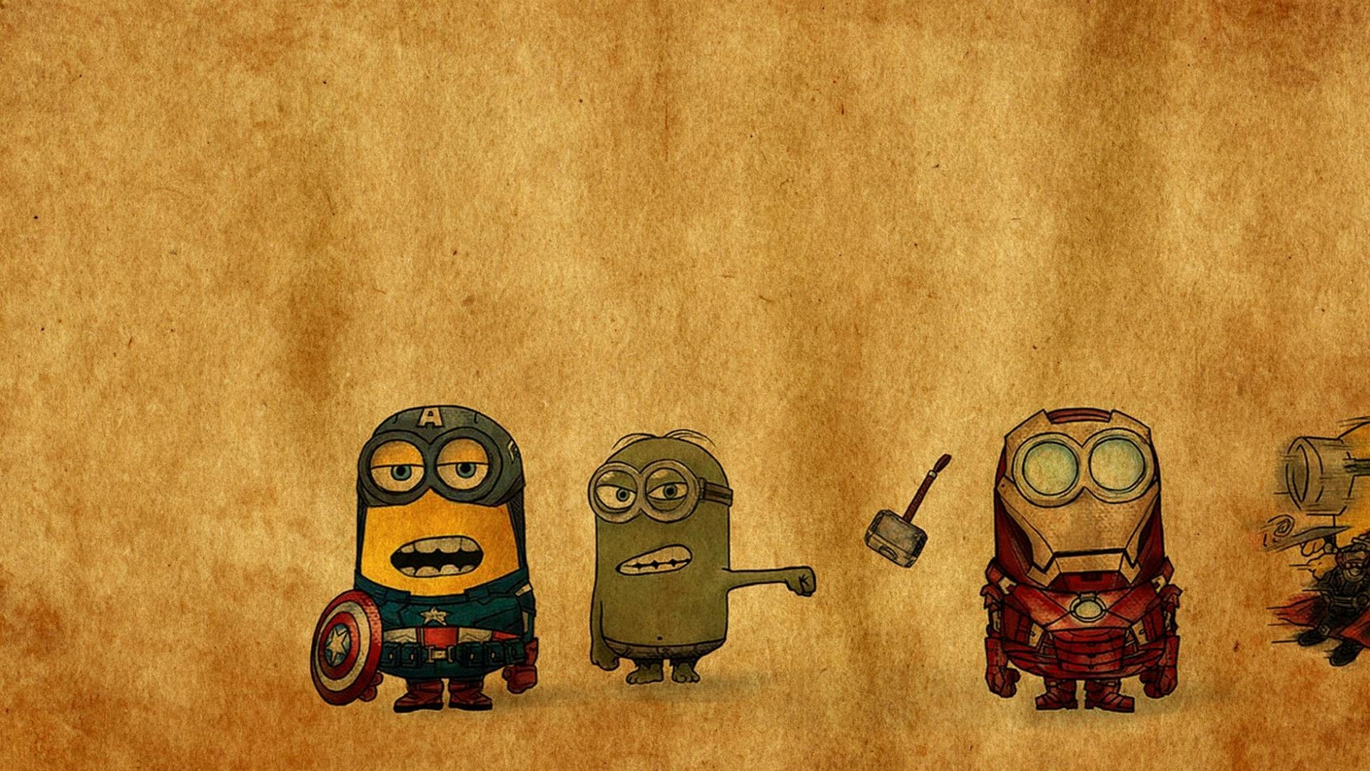 Captain America X Minion Wallpapers