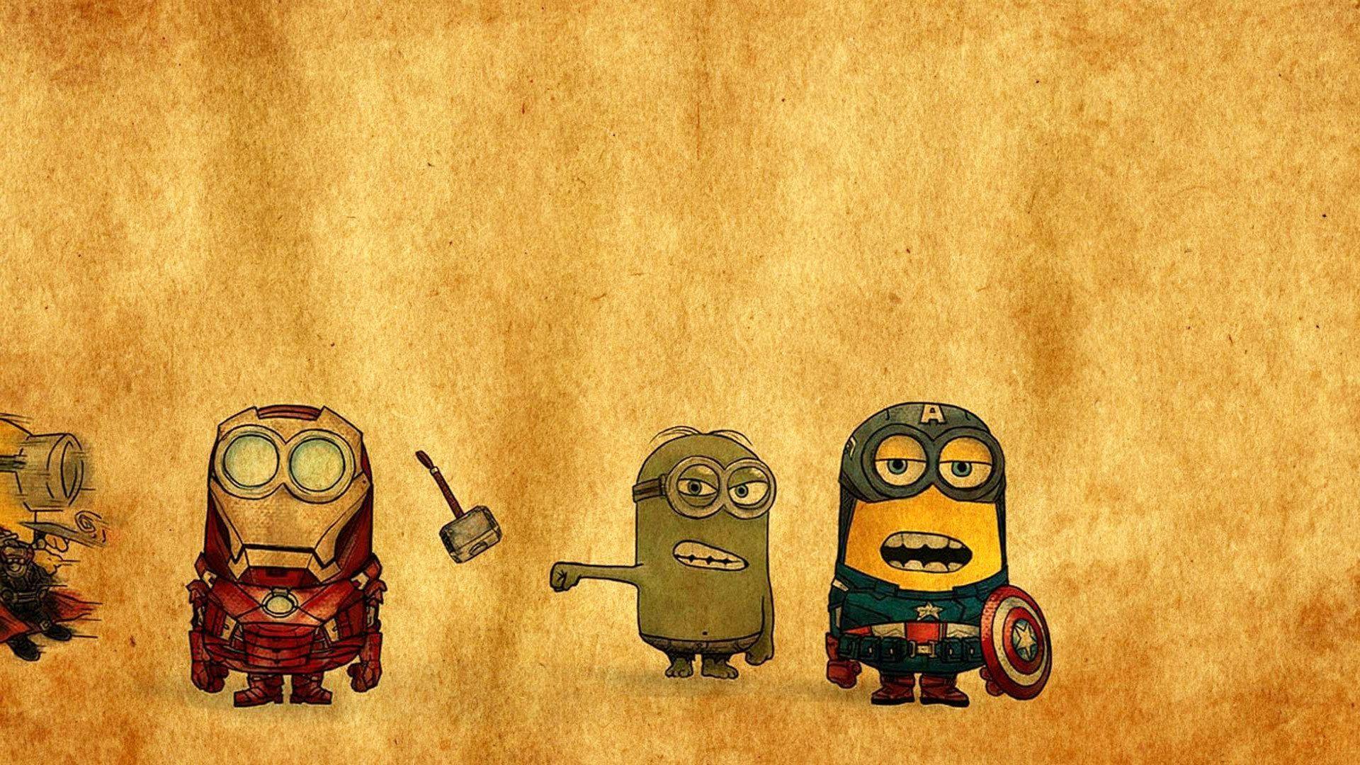 Captain America X Minion Wallpapers