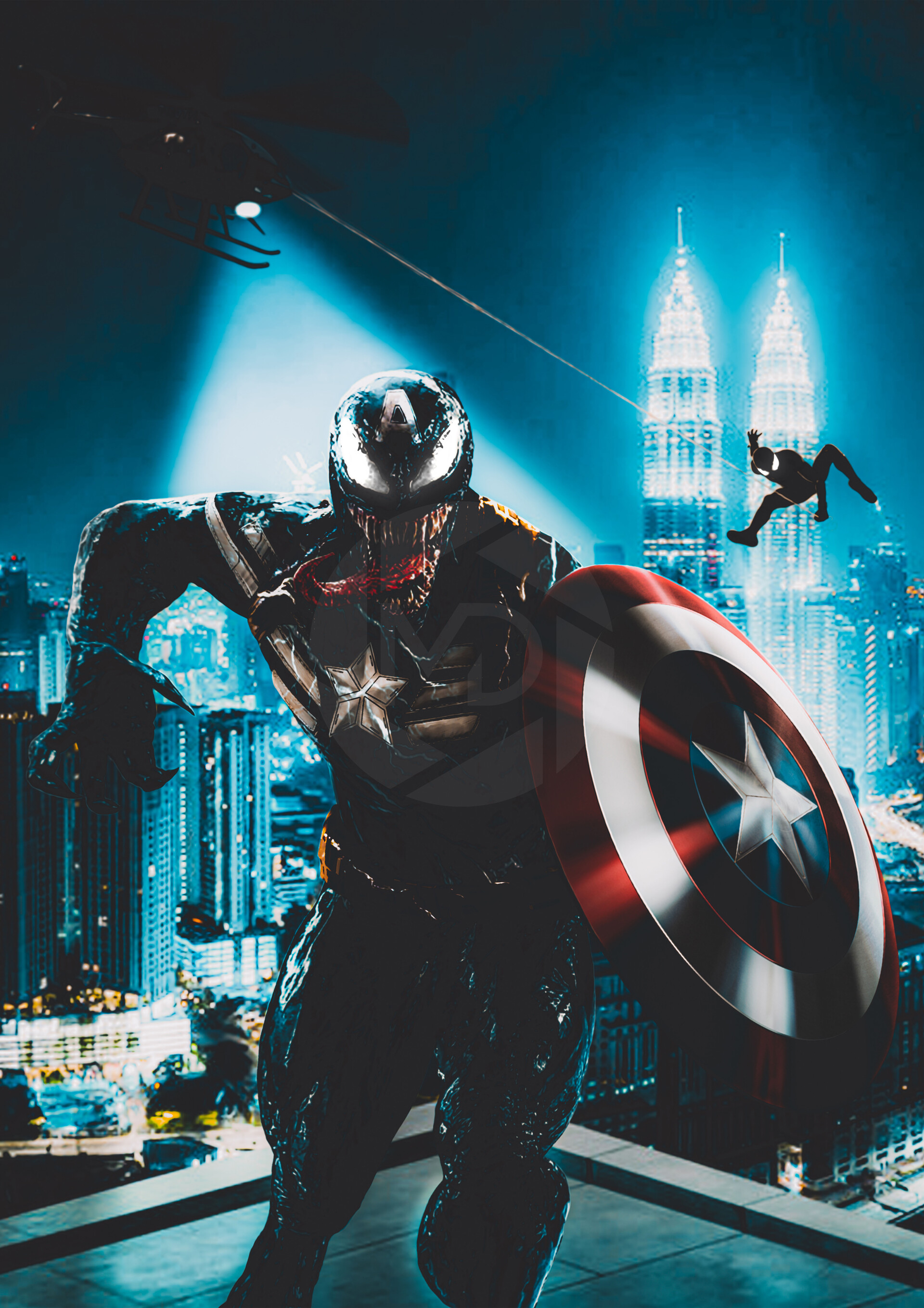 Captain America X Venom Wallpapers