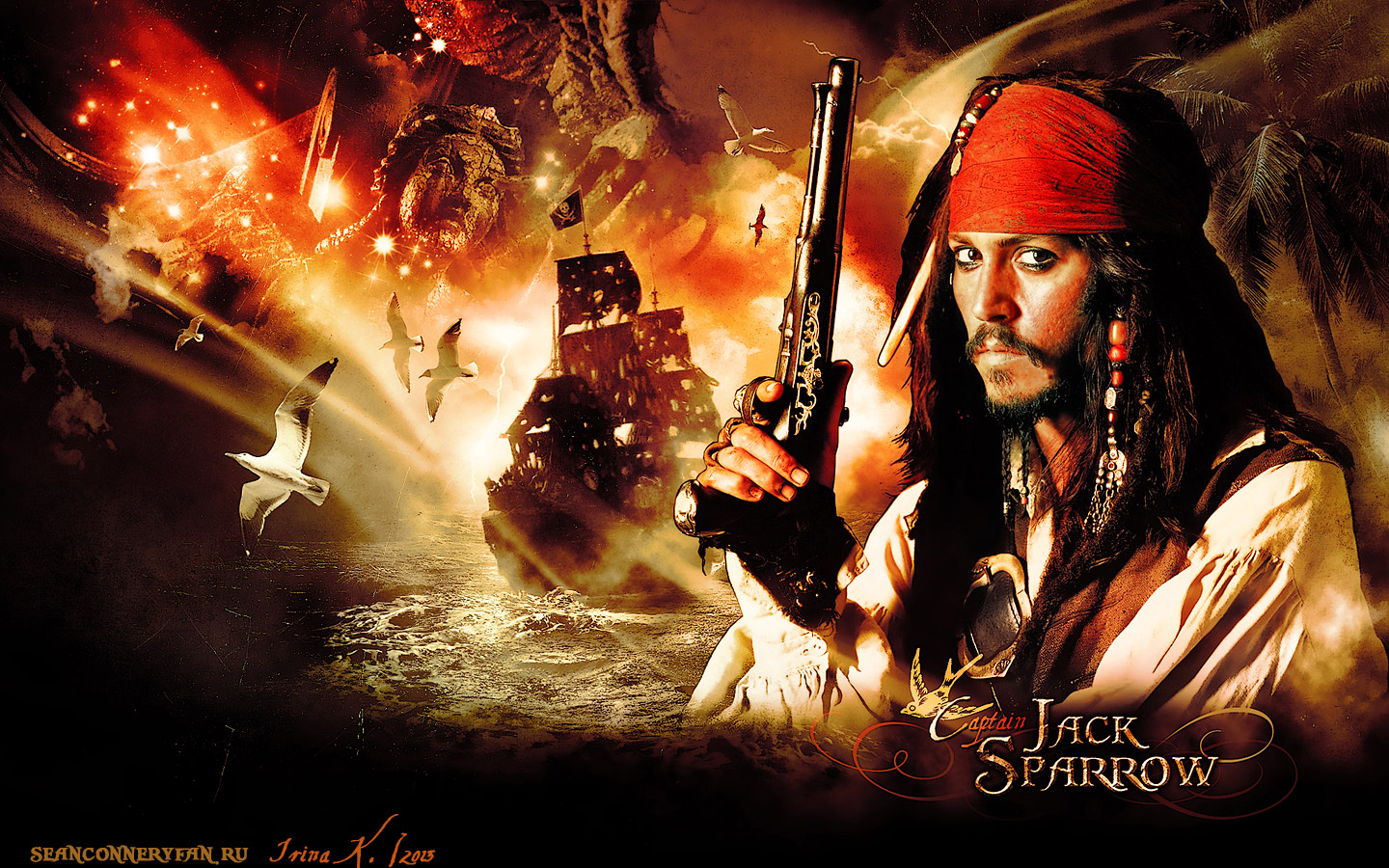 Captain Jack Sparrow Wallpapers