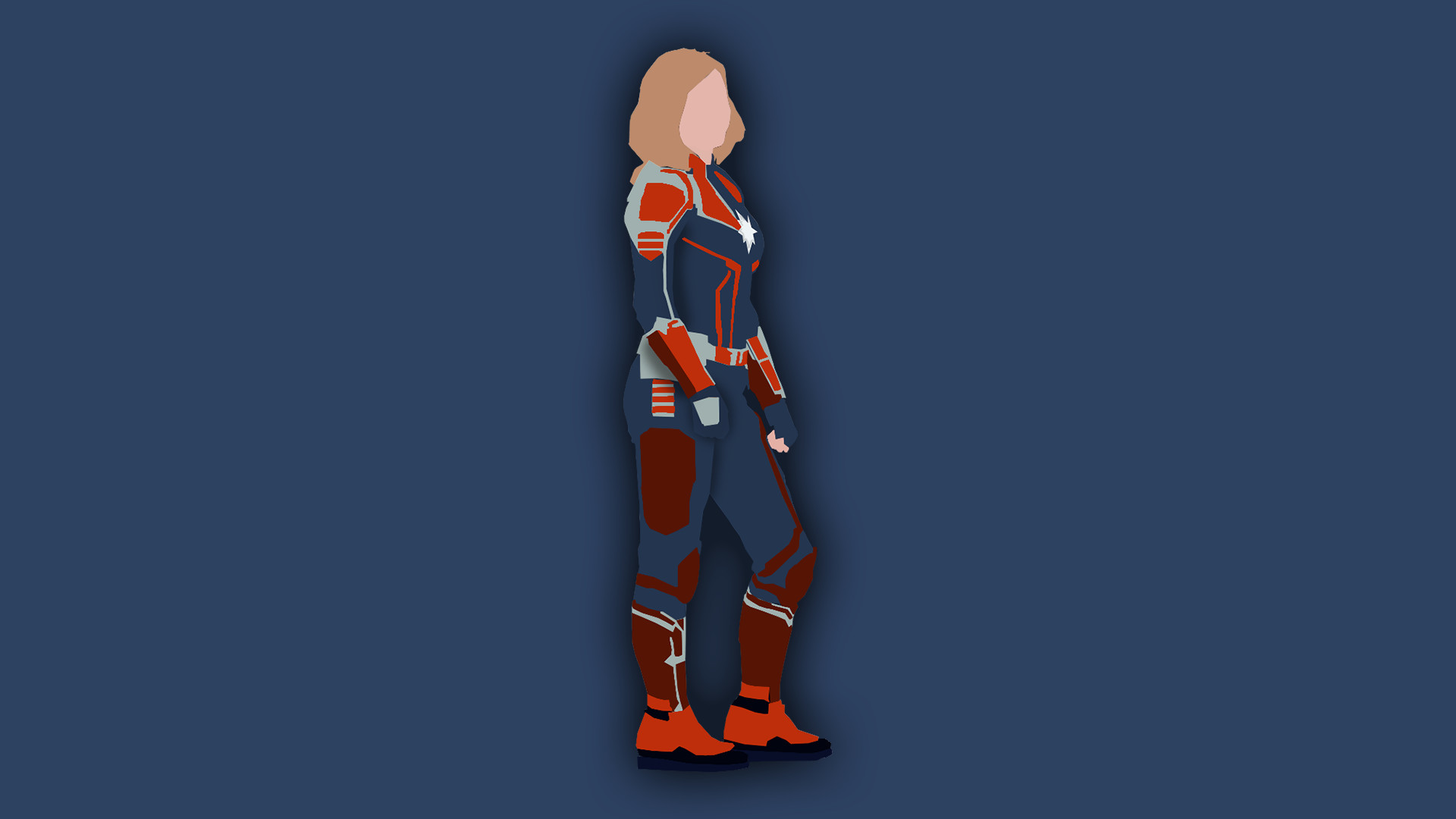 Captain Marvel 2 Logo Wallpapers