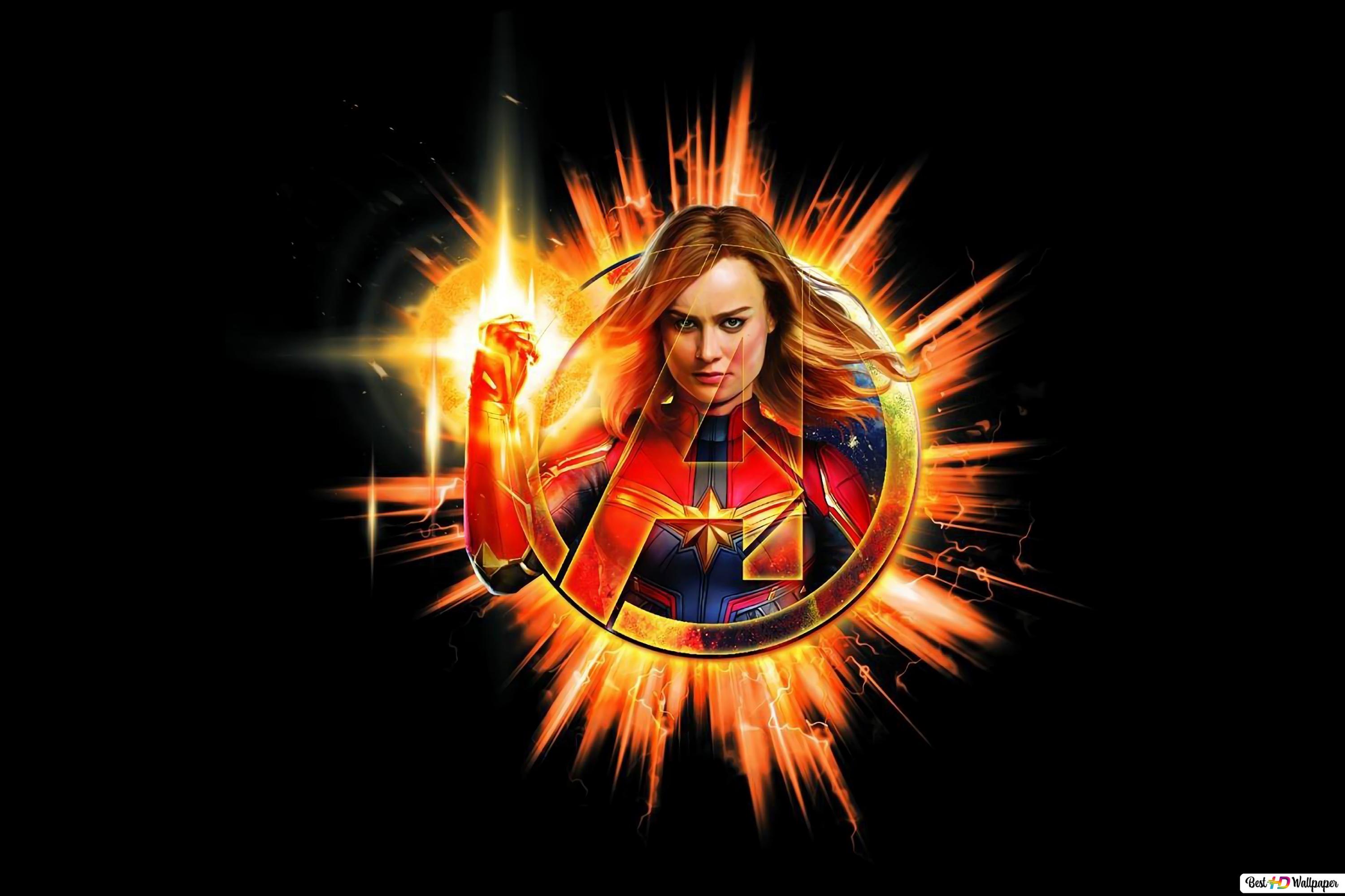 Captain Marvel 2 Logo Wallpapers